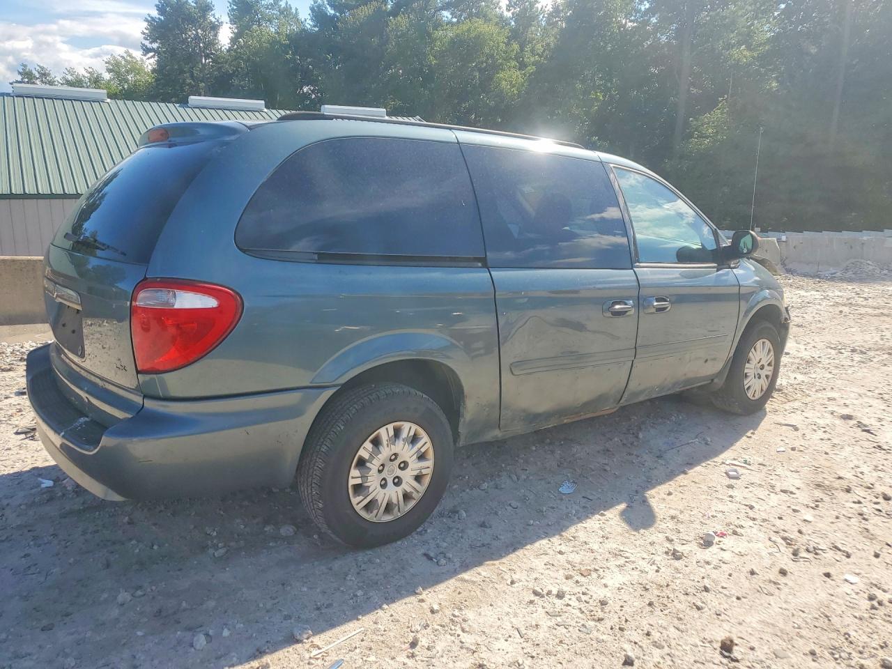 2007 Chrysler Town & Country Lx Green vin: 2A4GP44R57R340233