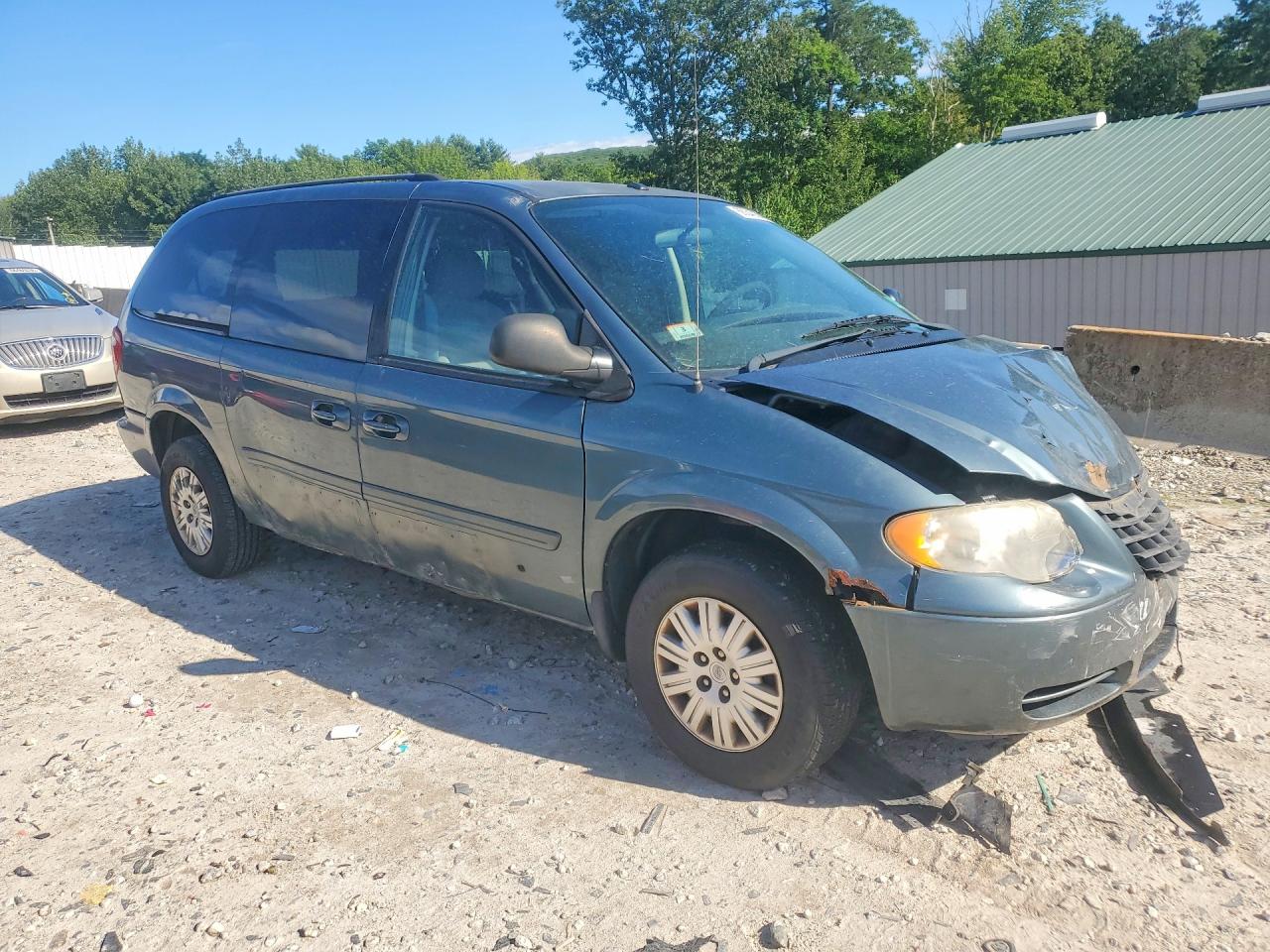 2007 Chrysler Town & Country Lx Green vin: 2A4GP44R57R340233