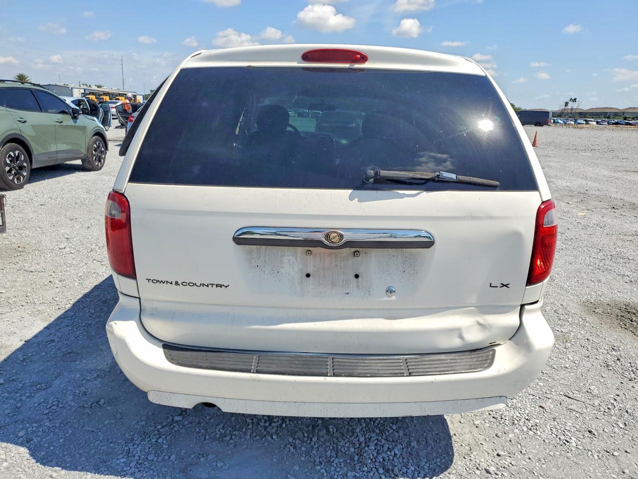 2007 Chrysler Town & Country Lx Белый vin: 2A4GP44R67R100222