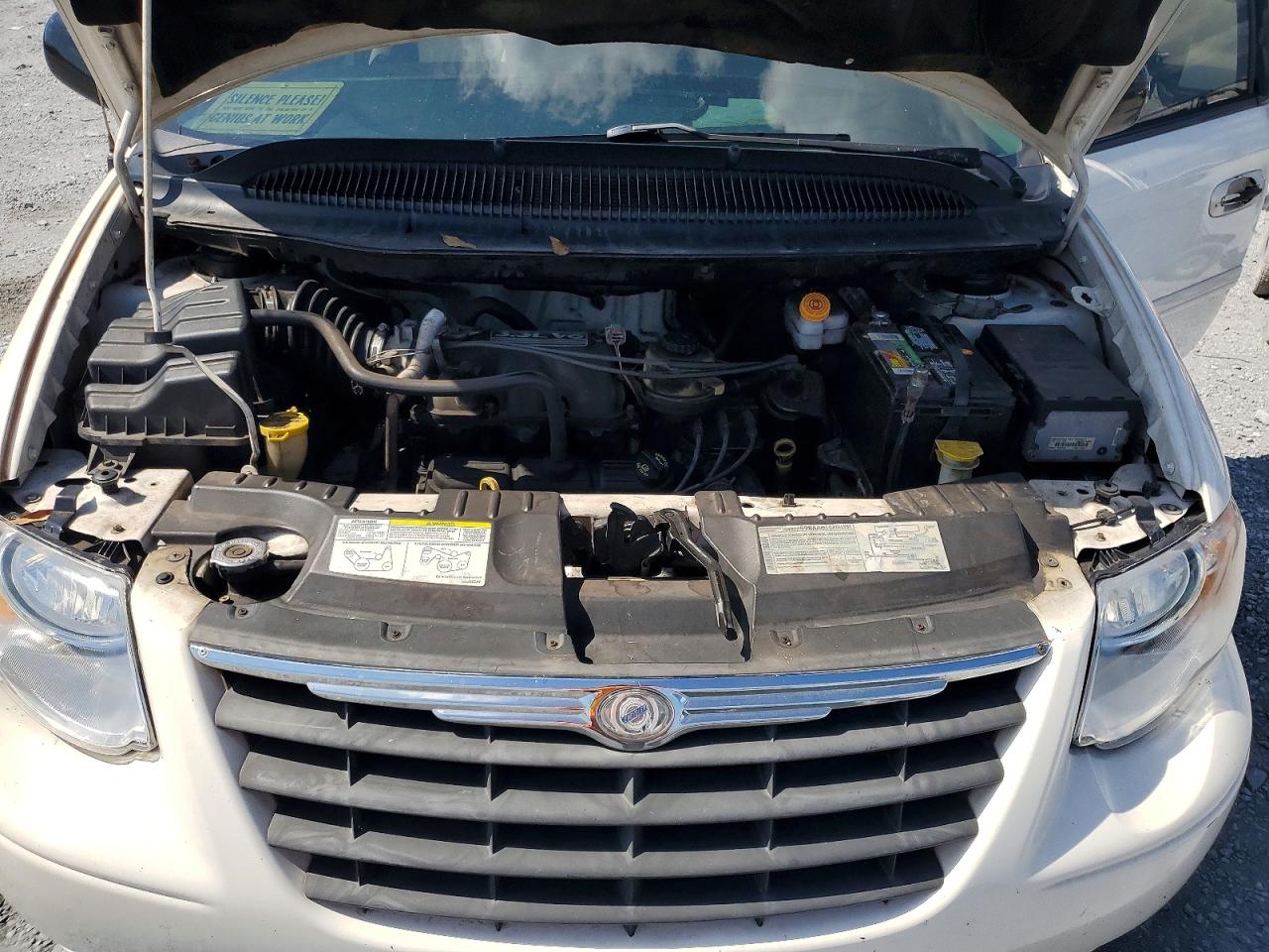 2007 Chrysler Town & Country Lx Белый vin: 2A4GP44R67R100222