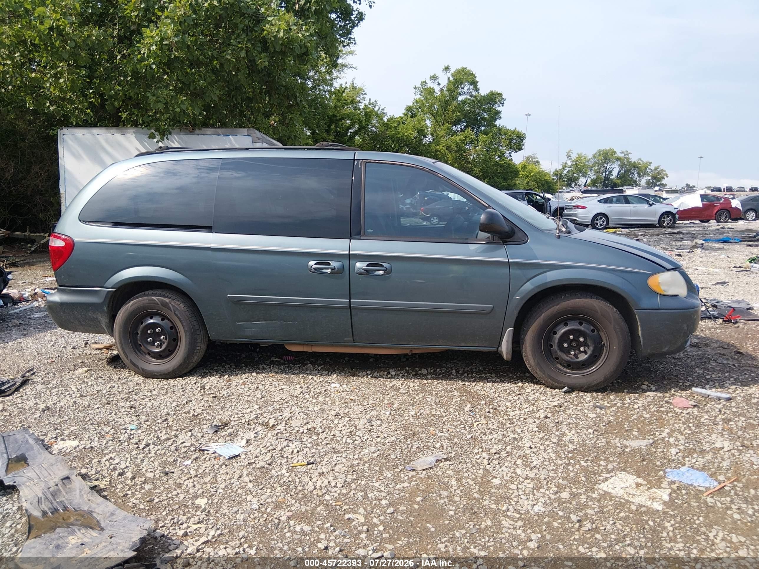2006 Chrysler Town & Country Lx Синий vin: 2A4GP44R76R886756