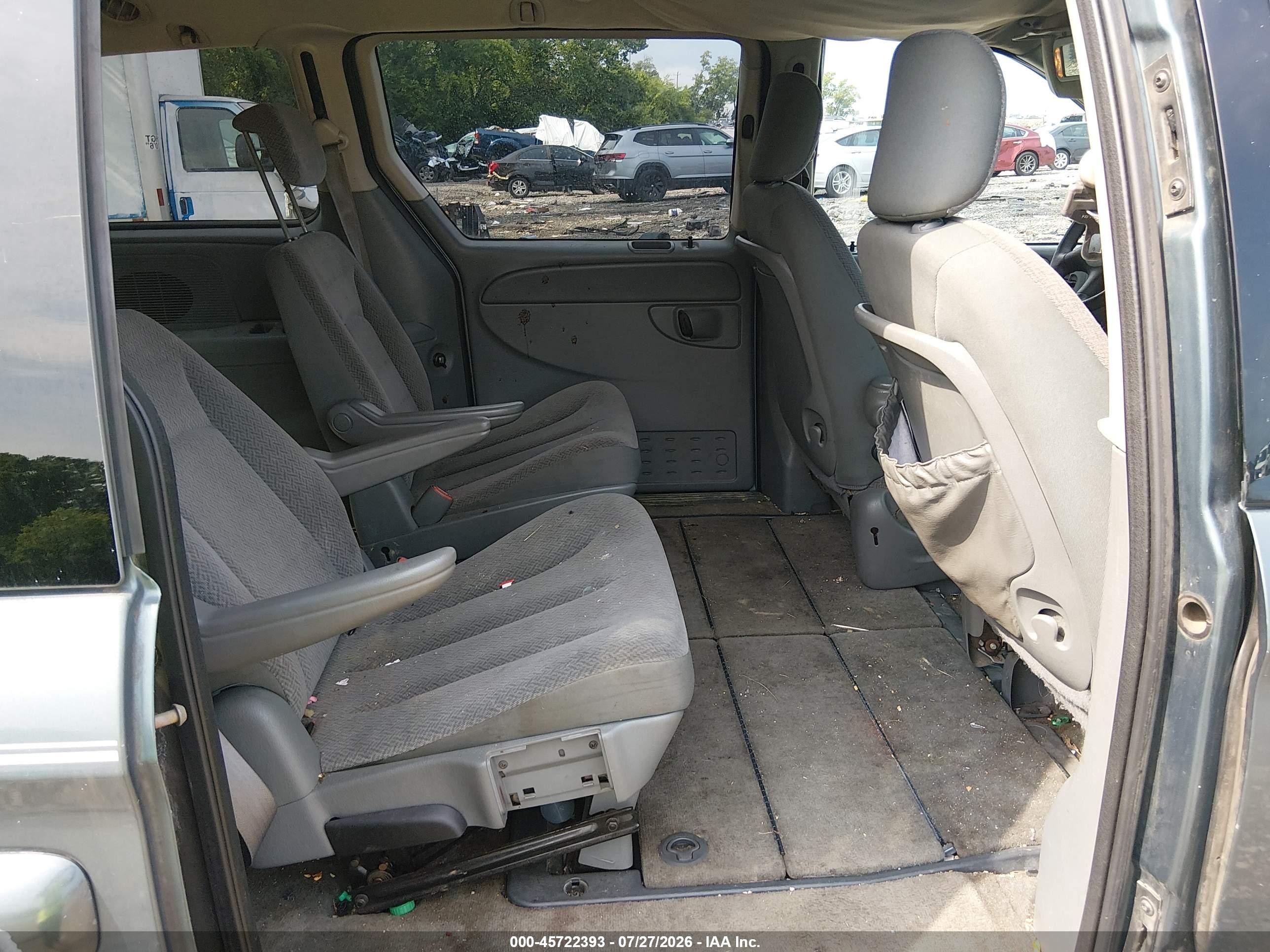 2006 Chrysler Town & Country Lx Синий vin: 2A4GP44R76R886756