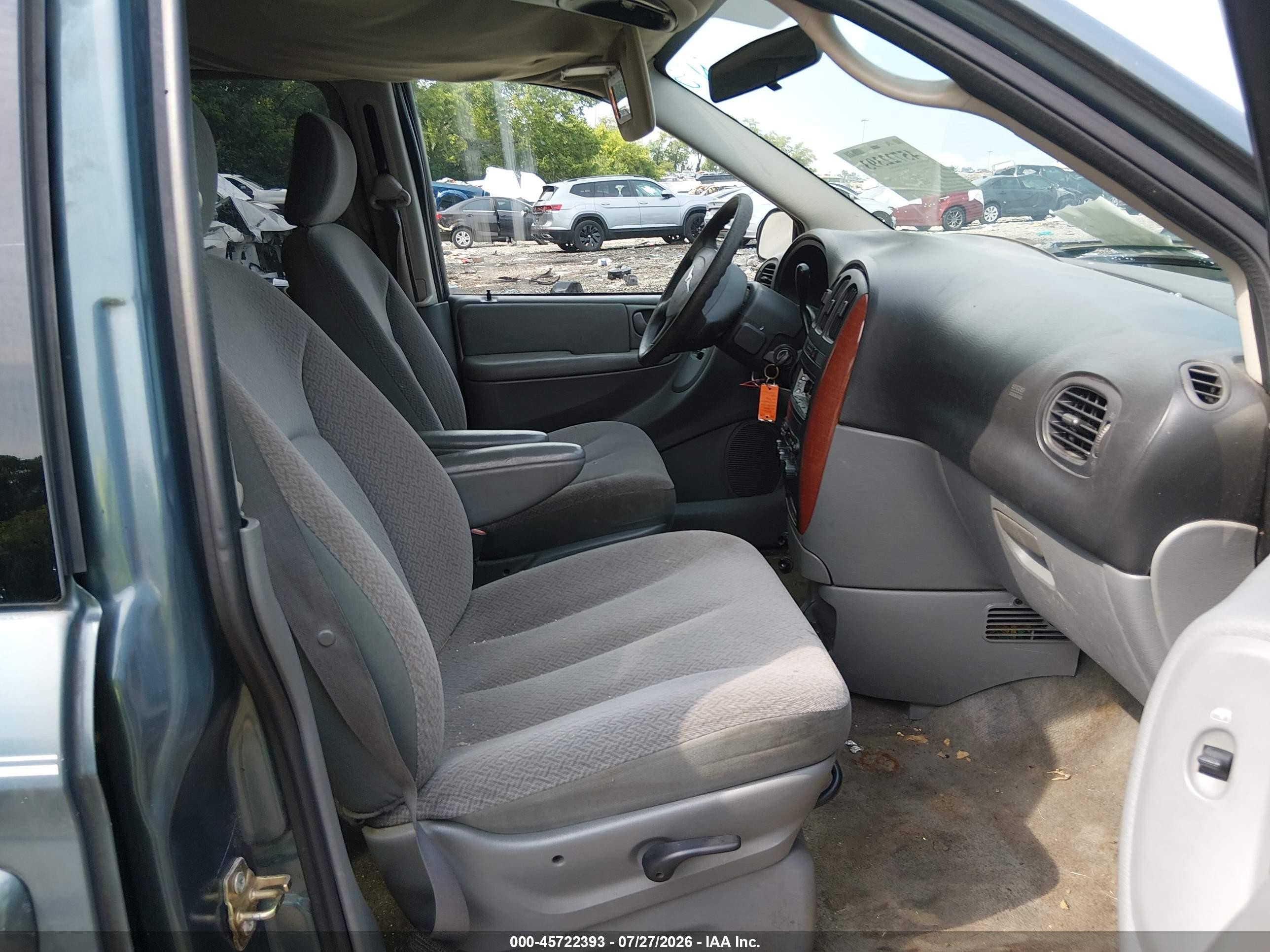 2006 Chrysler Town & Country Lx Синий vin: 2A4GP44R76R886756