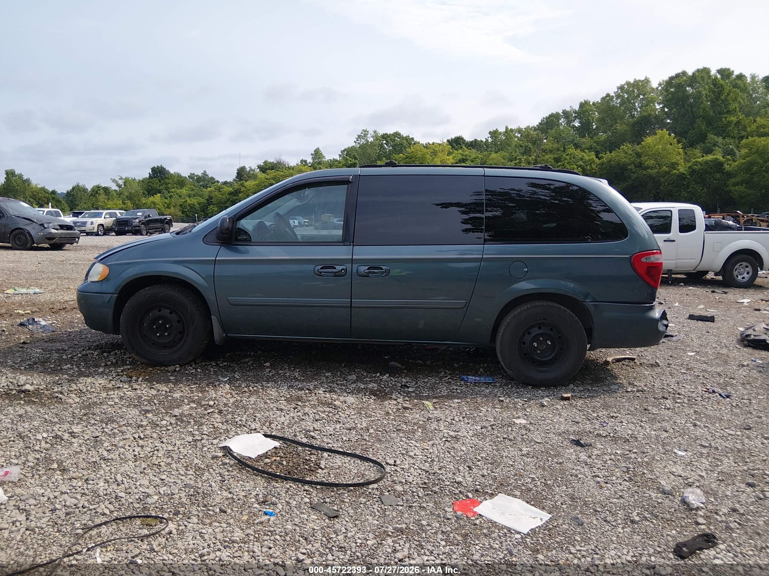 2006 Chrysler Town & Country Lx Синий vin: 2A4GP44R76R886756