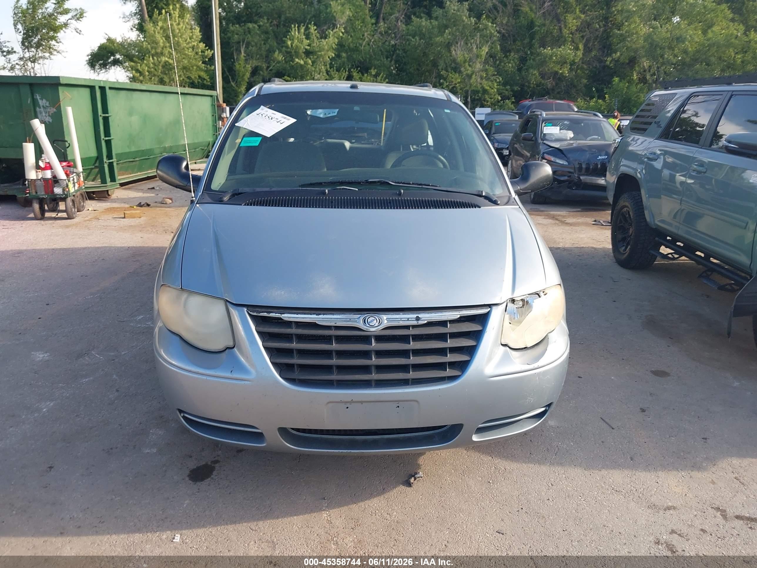2006 Chrysler Town & Country Lx Gray vin: 2A4GP44R96R873247
