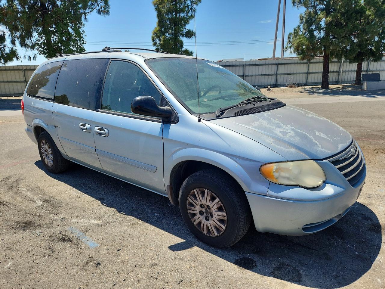 2006 Chrysler Town & Country Lx Blue vin: 2A4GP44RX6R728539