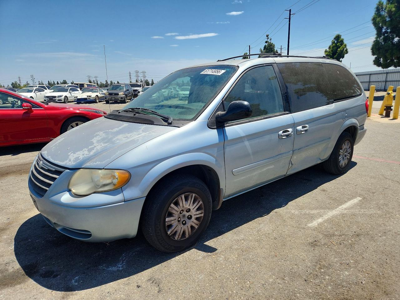 2006 Chrysler Town & Country Lx Blue vin: 2A4GP44RX6R728539