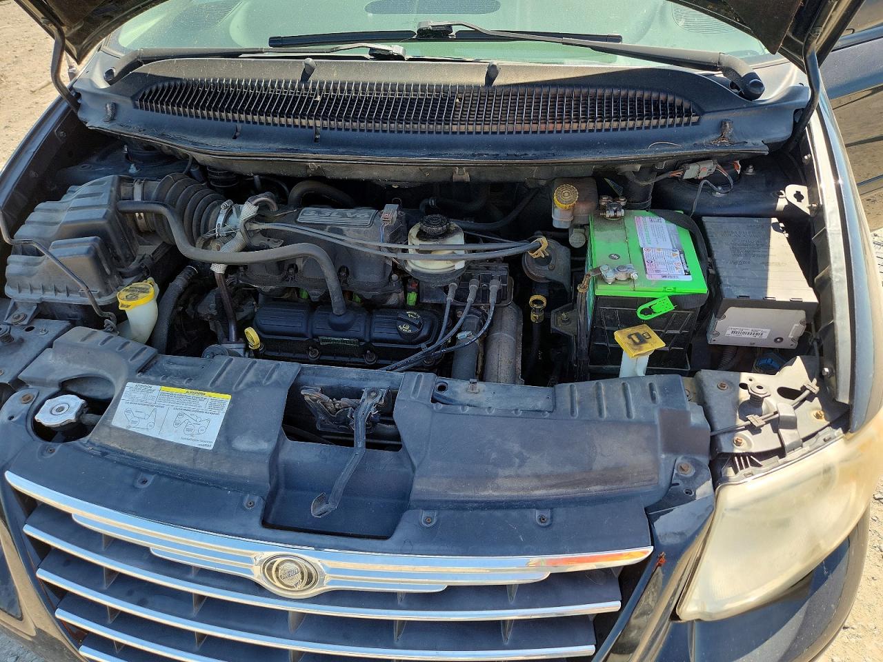 2007 Chrysler Town & Country Lx Черный vin: 2A4GP44RX7R246302