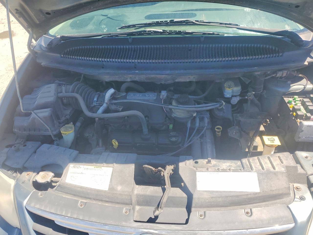 2007 Chrysler Town & Country Lx Blue vin: 2A4GP44RX7R252357