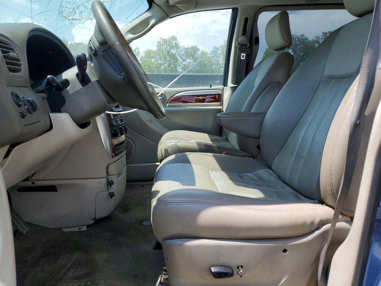 2007 Chrysler Town & Country Touring Синий vin: 2A4GP54L07R188945