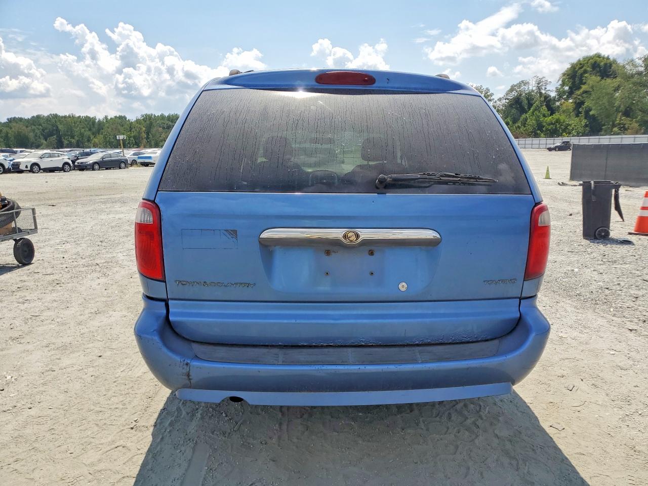 2007 Chrysler Town & Country Touring Синий vin: 2A4GP54L07R188945