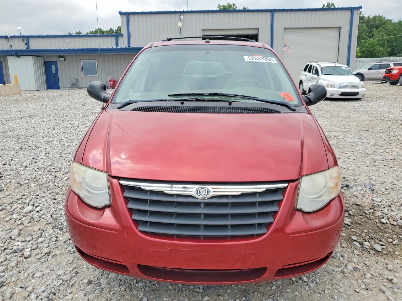 2007 Chrysler Town & Country Touring Красный vin: 2A4GP54L07R279844