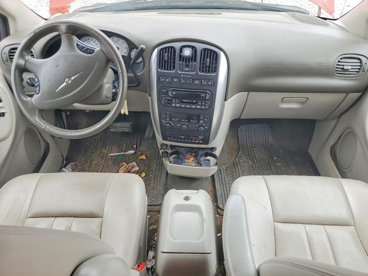 2007 Chrysler Town & Country Touring Красный vin: 2A4GP54L07R279844