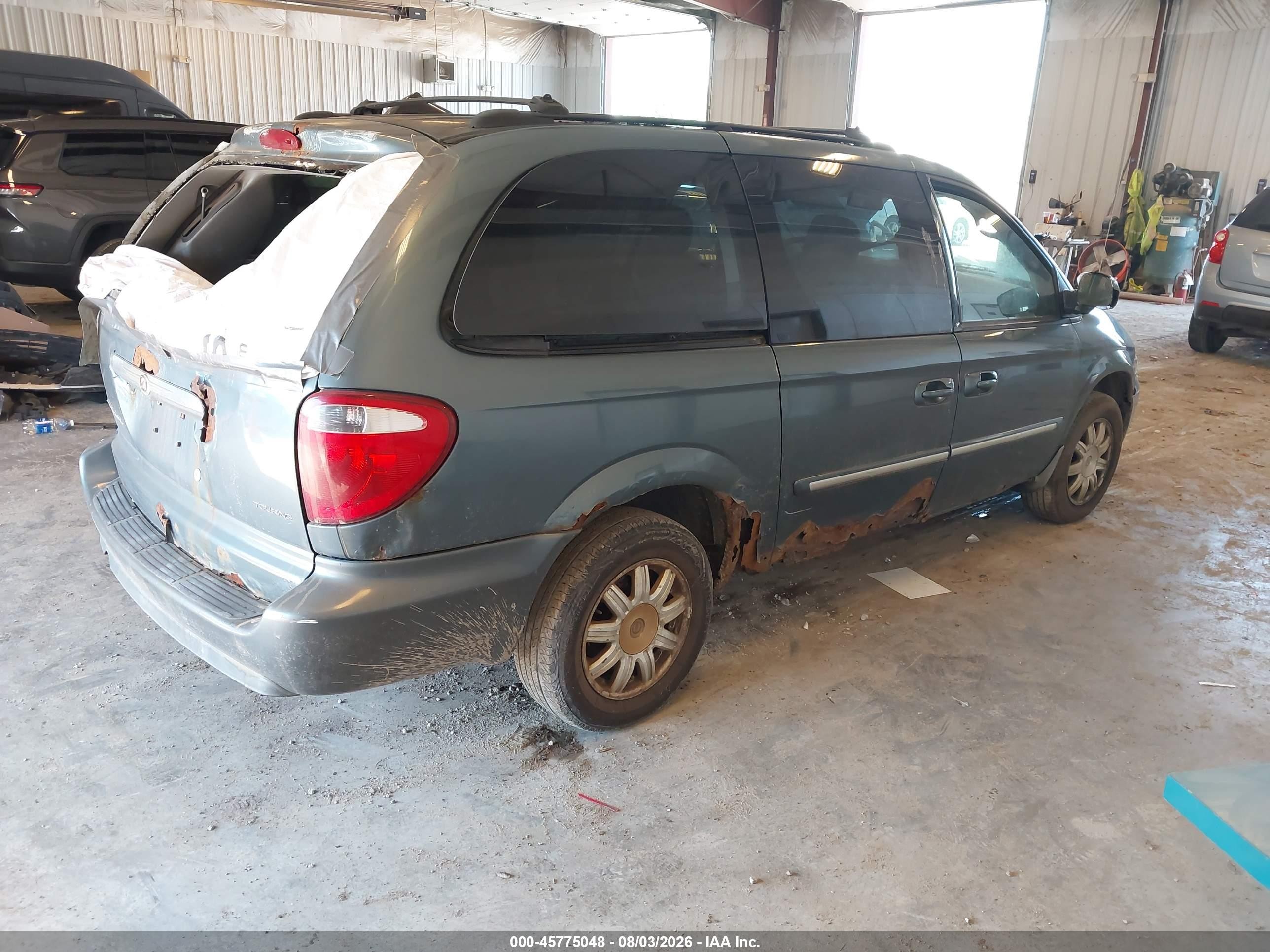 2006 Chrysler Town & Country Touring Серый vin: 2A4GP54L26R651747
