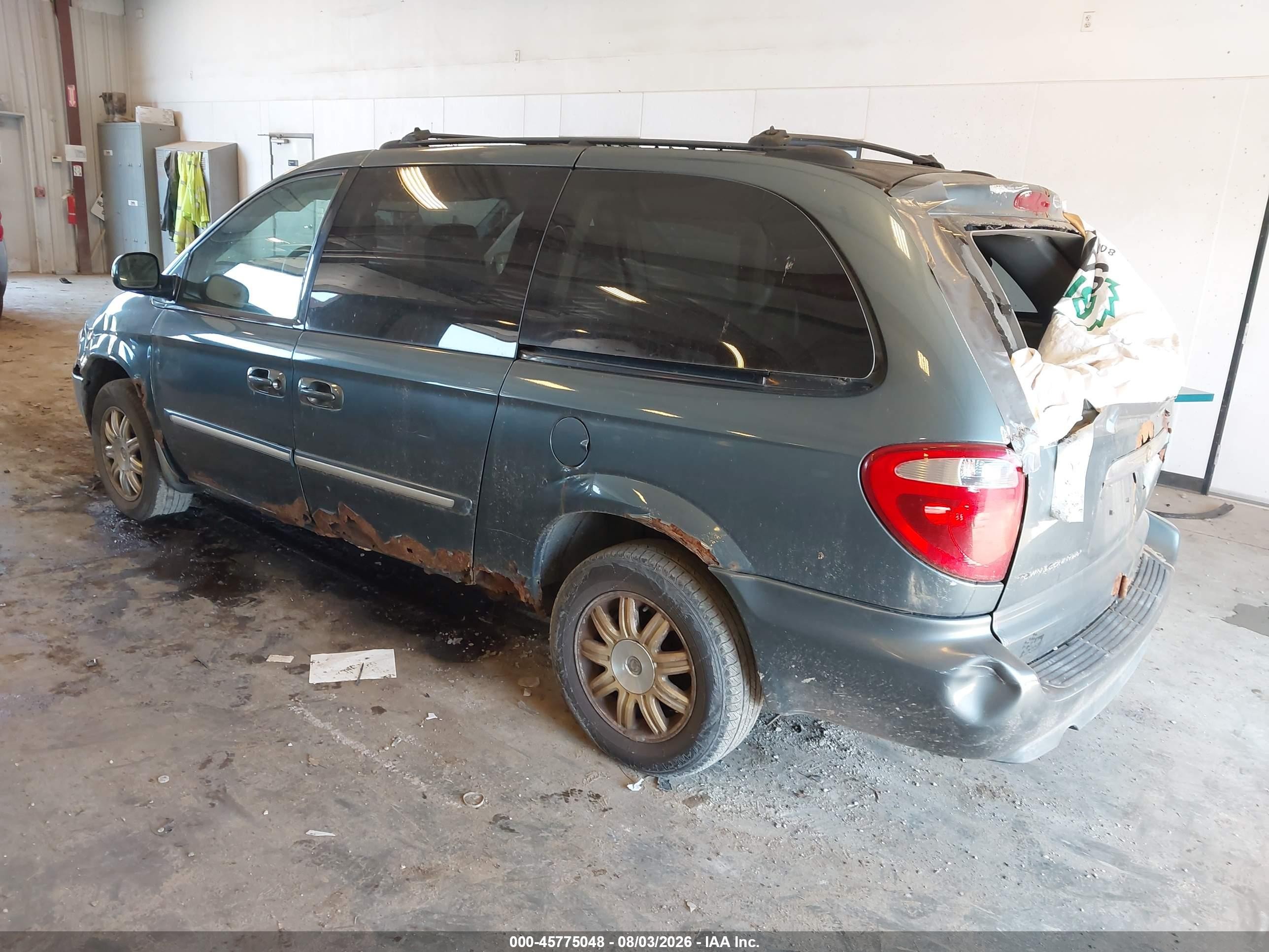 2006 Chrysler Town & Country Touring Серый vin: 2A4GP54L26R651747