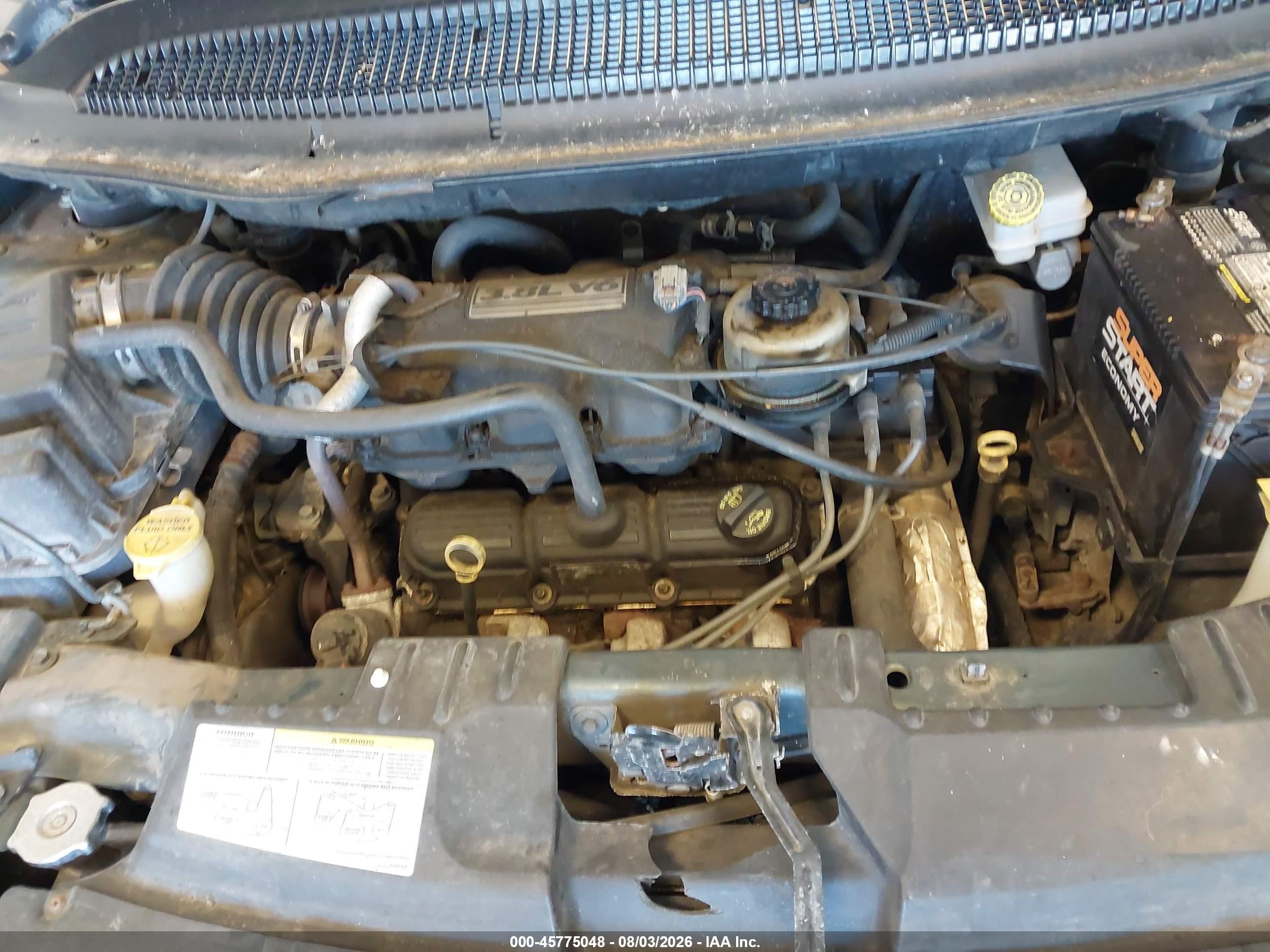 2006 Chrysler Town & Country Touring Серый vin: 2A4GP54L26R651747