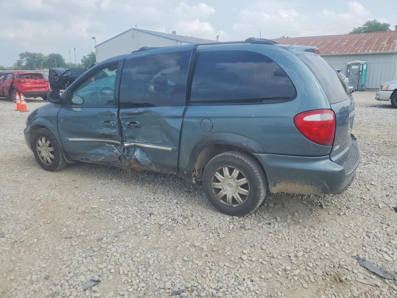 2006 Chrysler Town & Country Touring Blue vin: 2A4GP54L26R728410