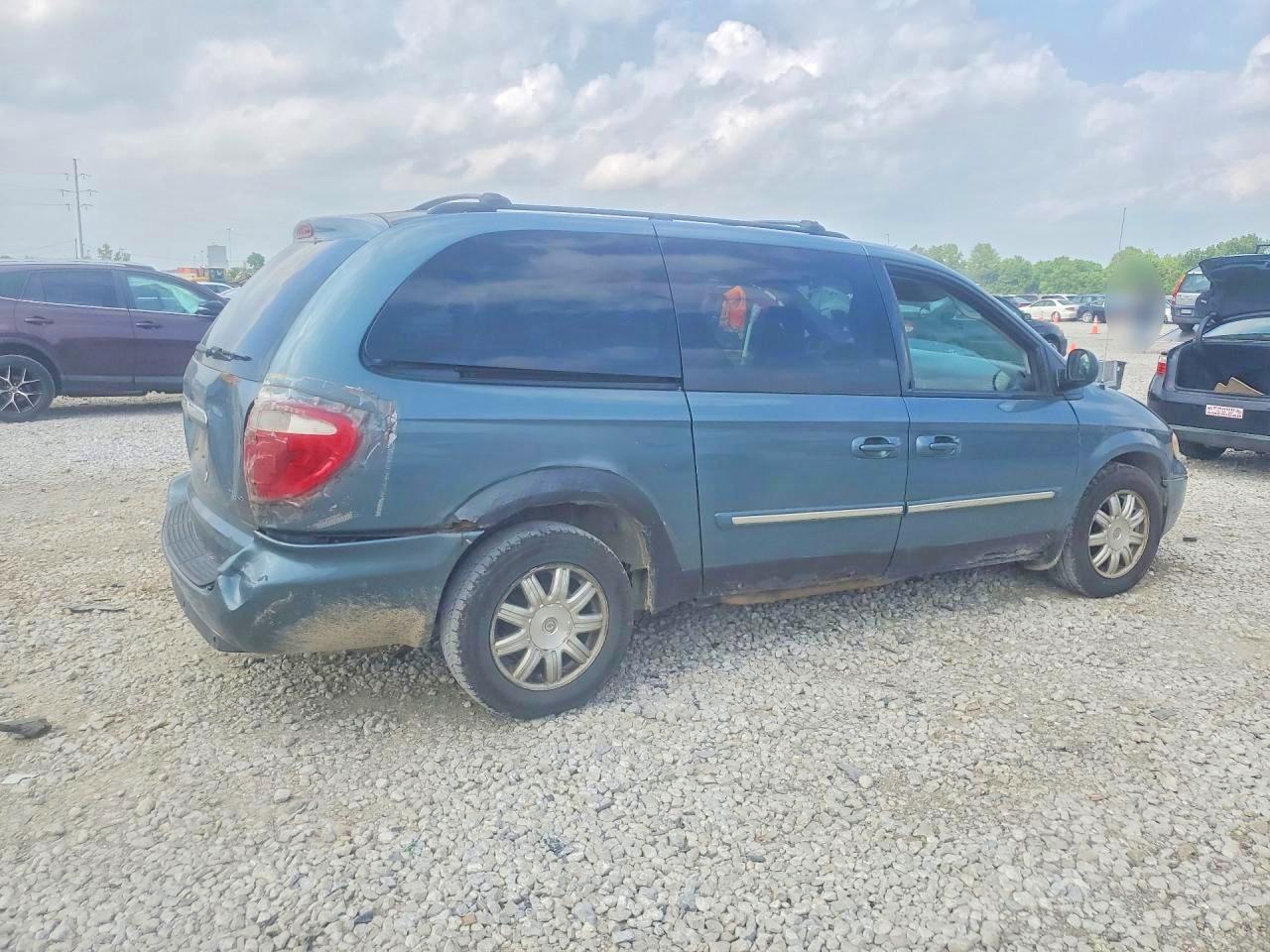 2006 Chrysler Town & Country Touring Blue vin: 2A4GP54L26R728410