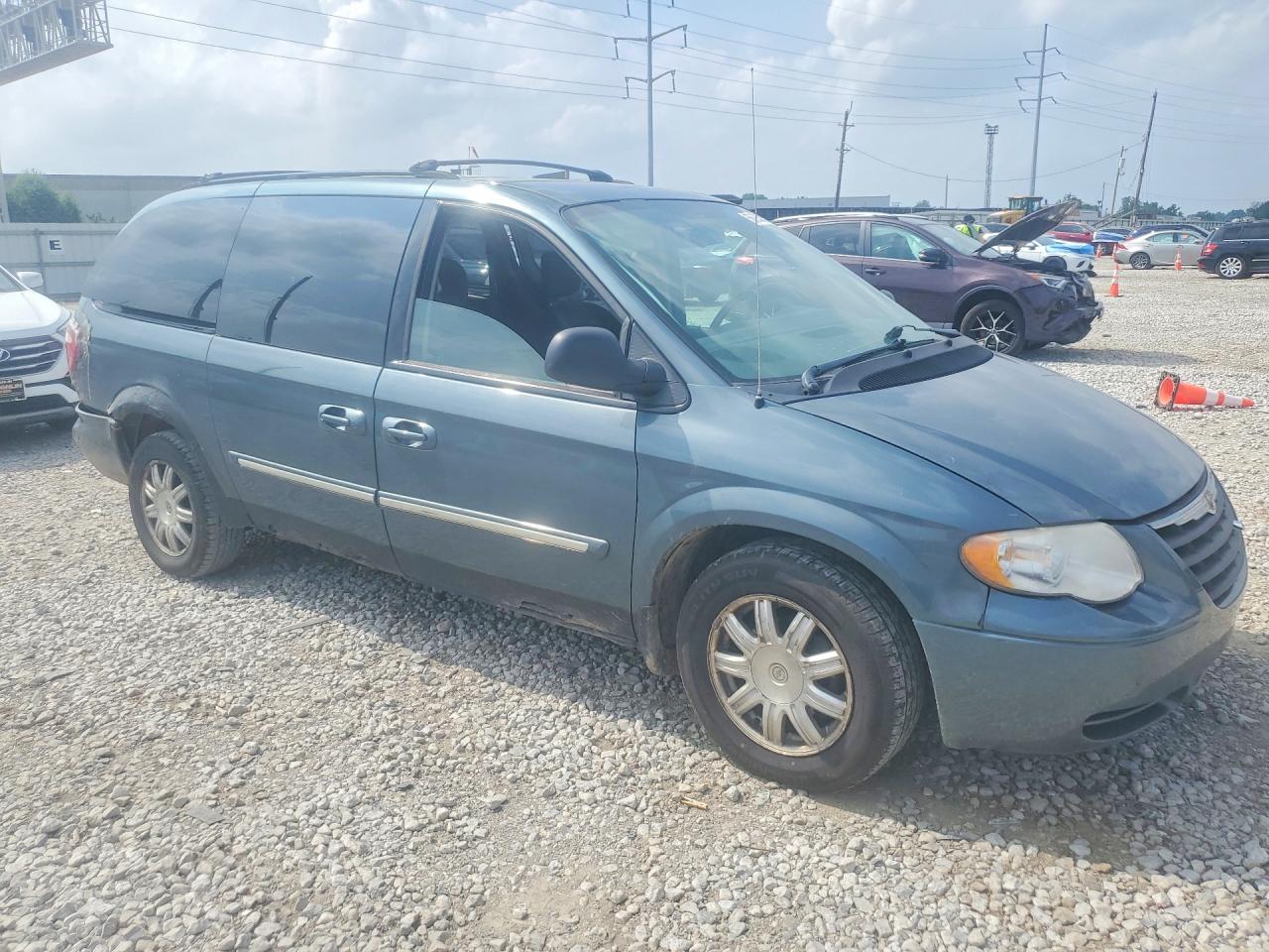 2006 Chrysler Town & Country Touring Blue vin: 2A4GP54L26R728410