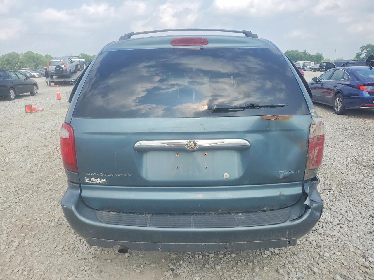 2006 Chrysler Town & Country Touring Blue vin: 2A4GP54L26R728410