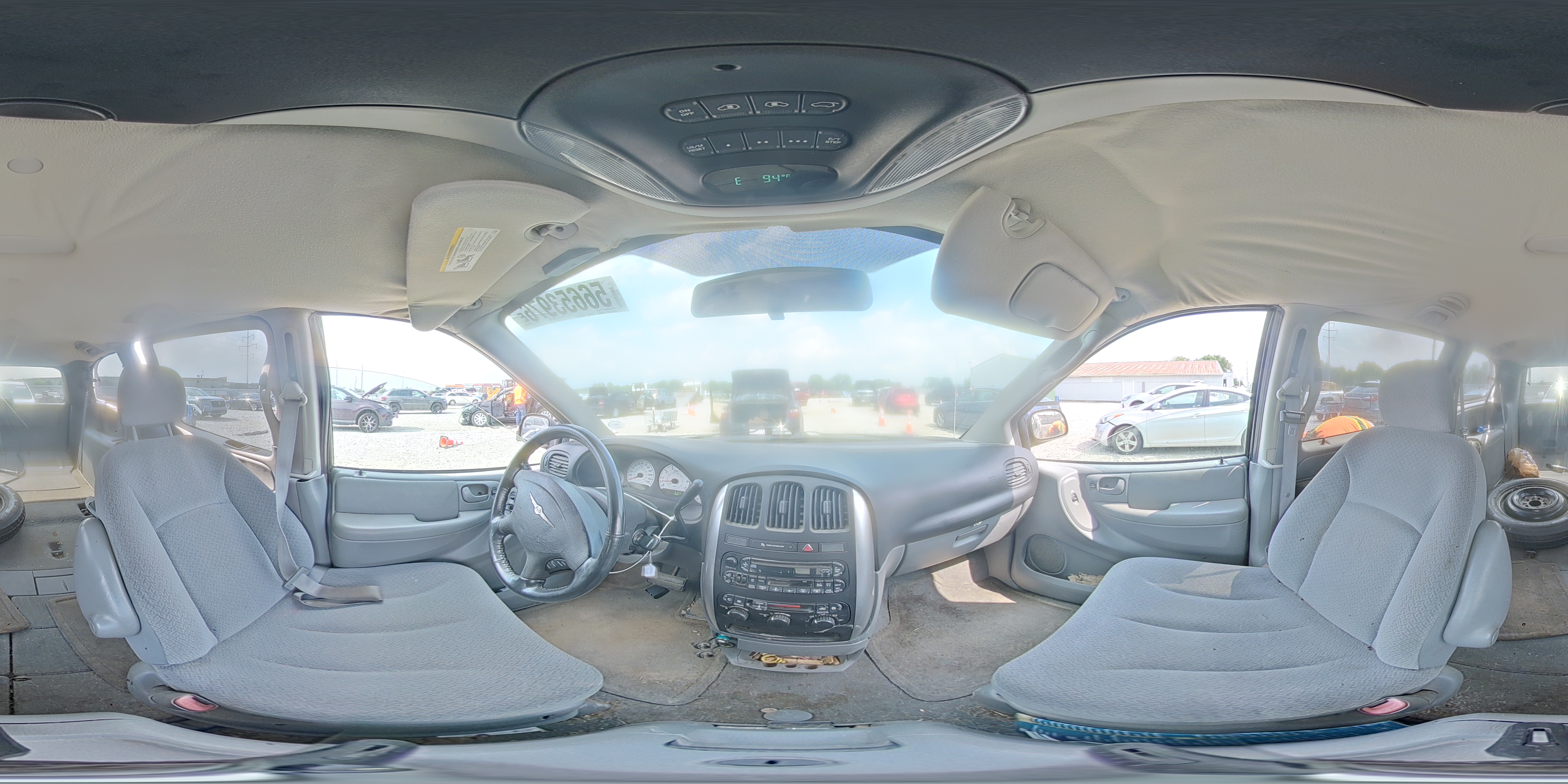2006 Chrysler Town & Country Touring Blue vin: 2A4GP54L26R728410