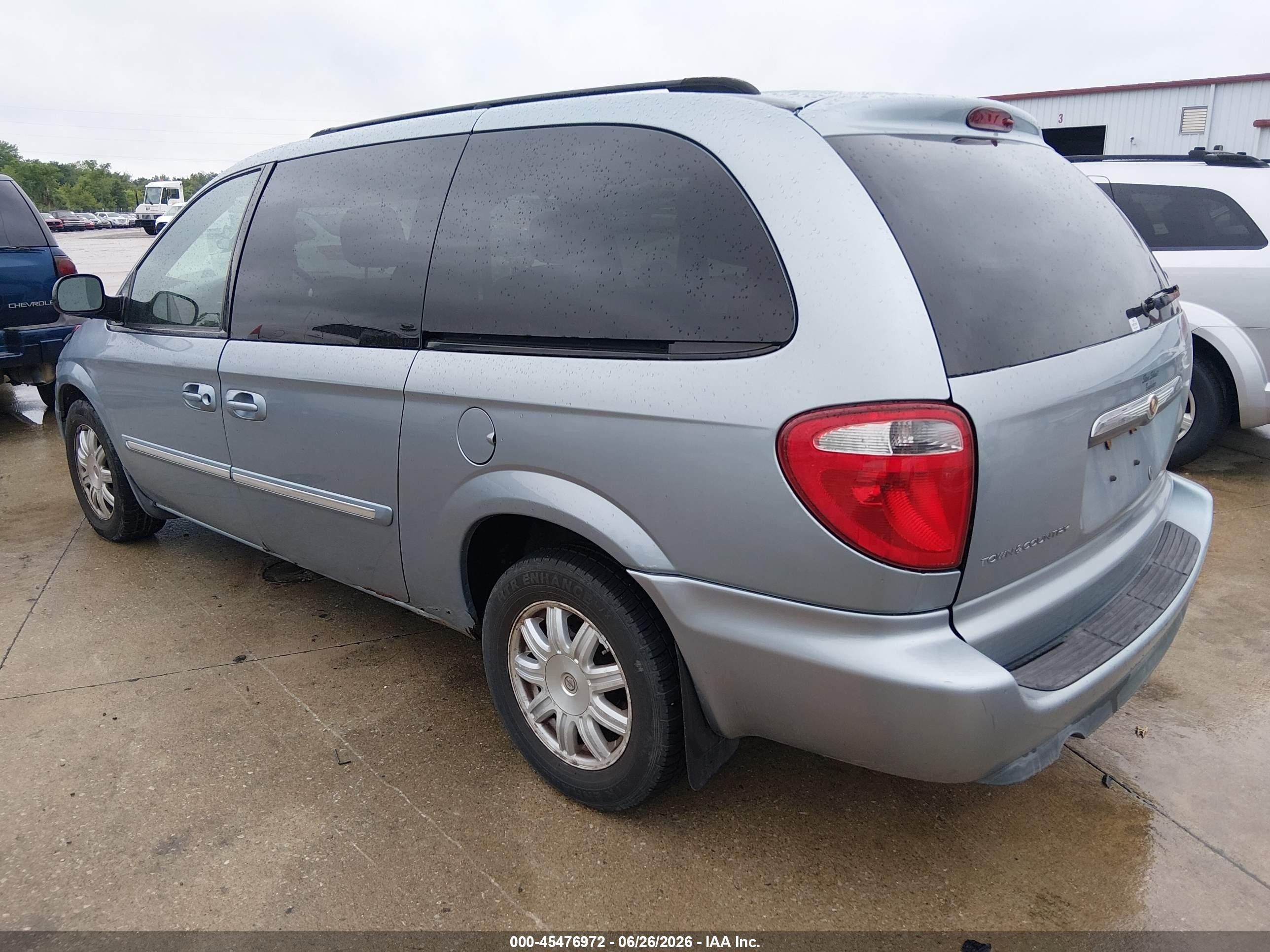 2006 Chrysler Town & Country Touring Blue vin: 2A4GP54L26R757504