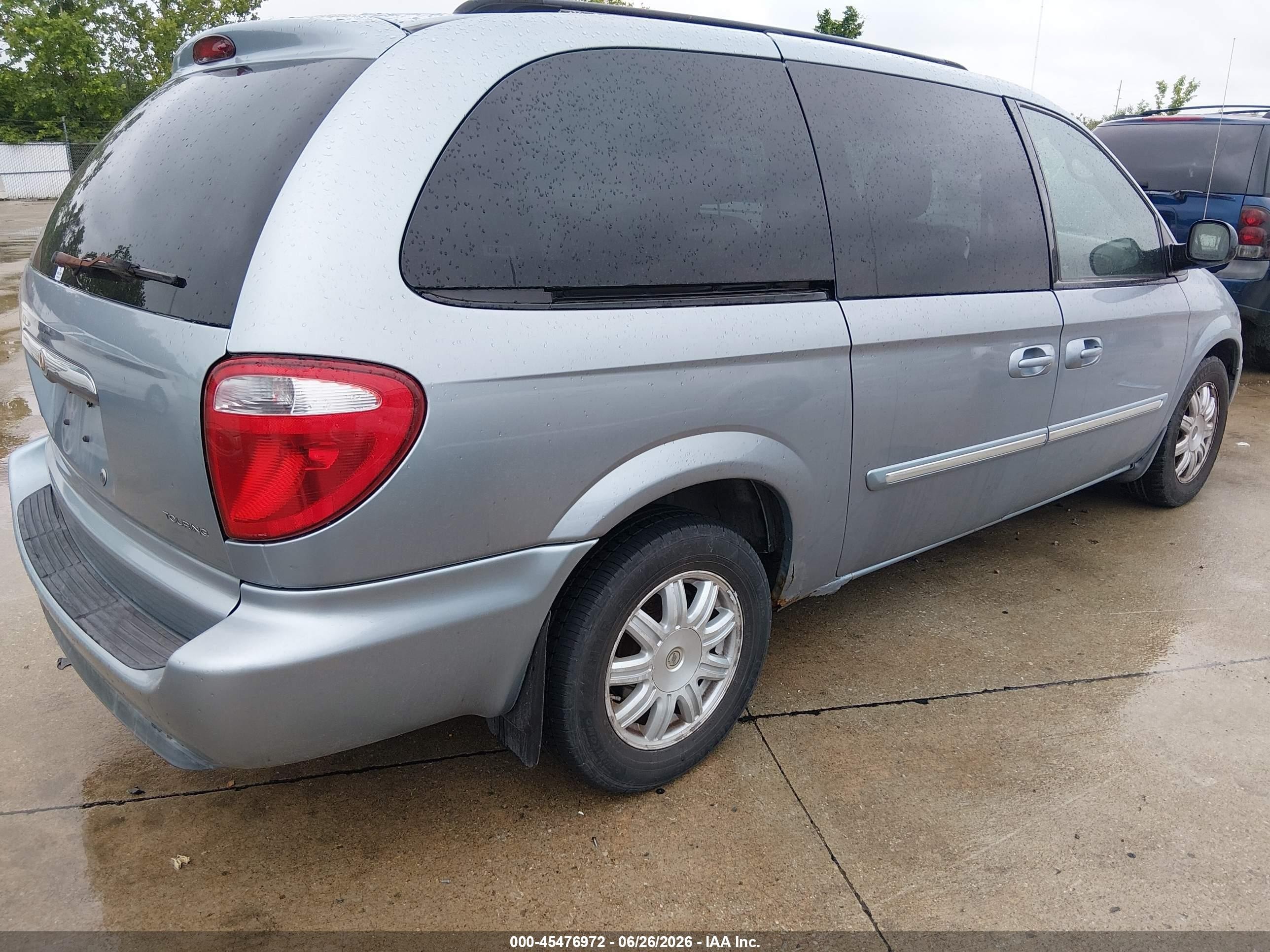 2006 Chrysler Town & Country Touring Blue vin: 2A4GP54L26R757504