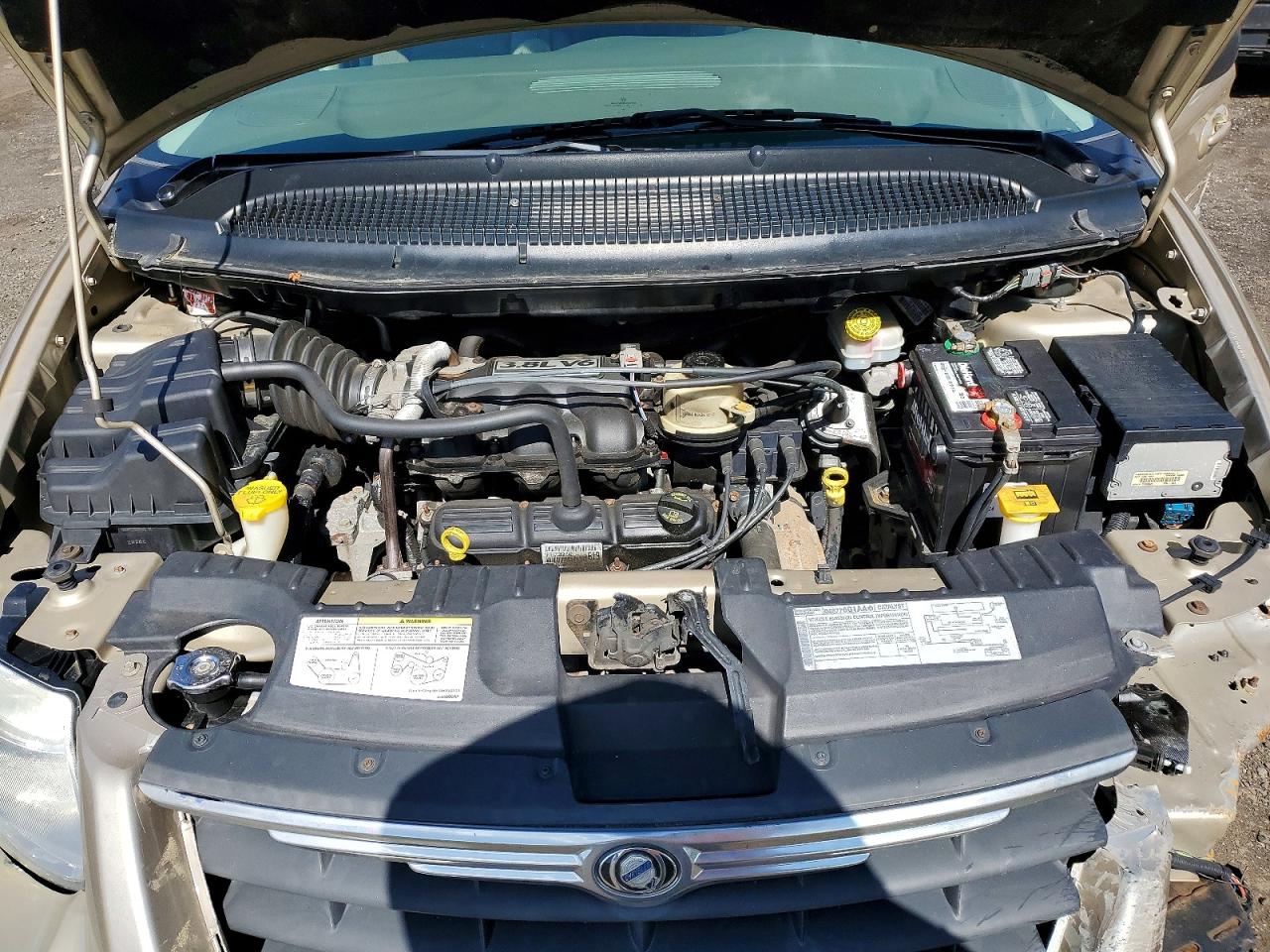 2007 Chrysler Town & Country Touring Бежевый vin: 2A4GP54L37R144308