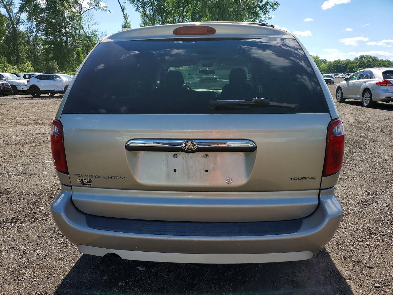 2007 Chrysler Town & Country Touring Бежевый vin: 2A4GP54L37R144308