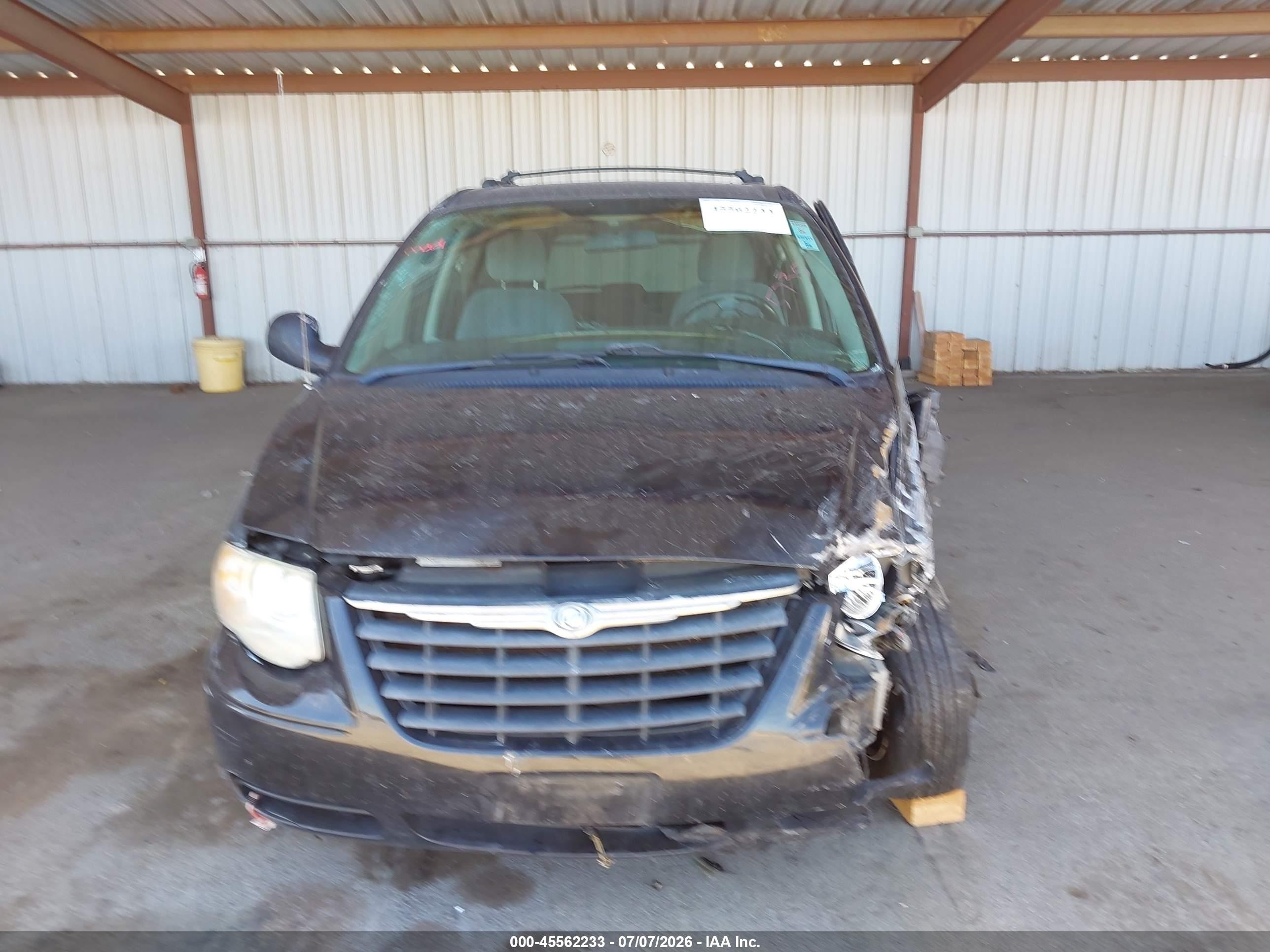 2006 Chrysler Town & Country Touring Black vin: 2A4GP54L46R655735