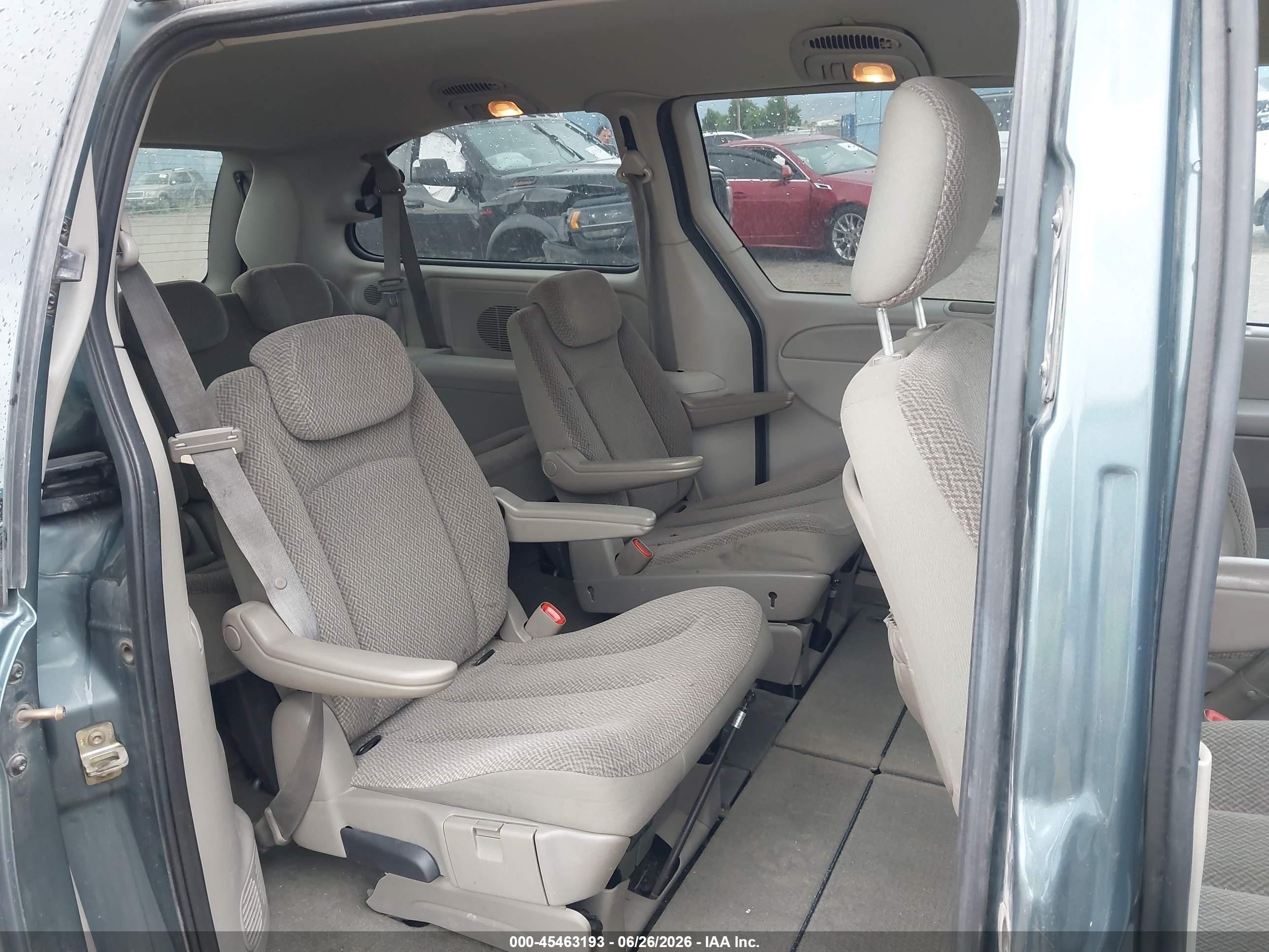 2007 Chrysler Town & Country Touring Синий vin: 2A4GP54L47R124312