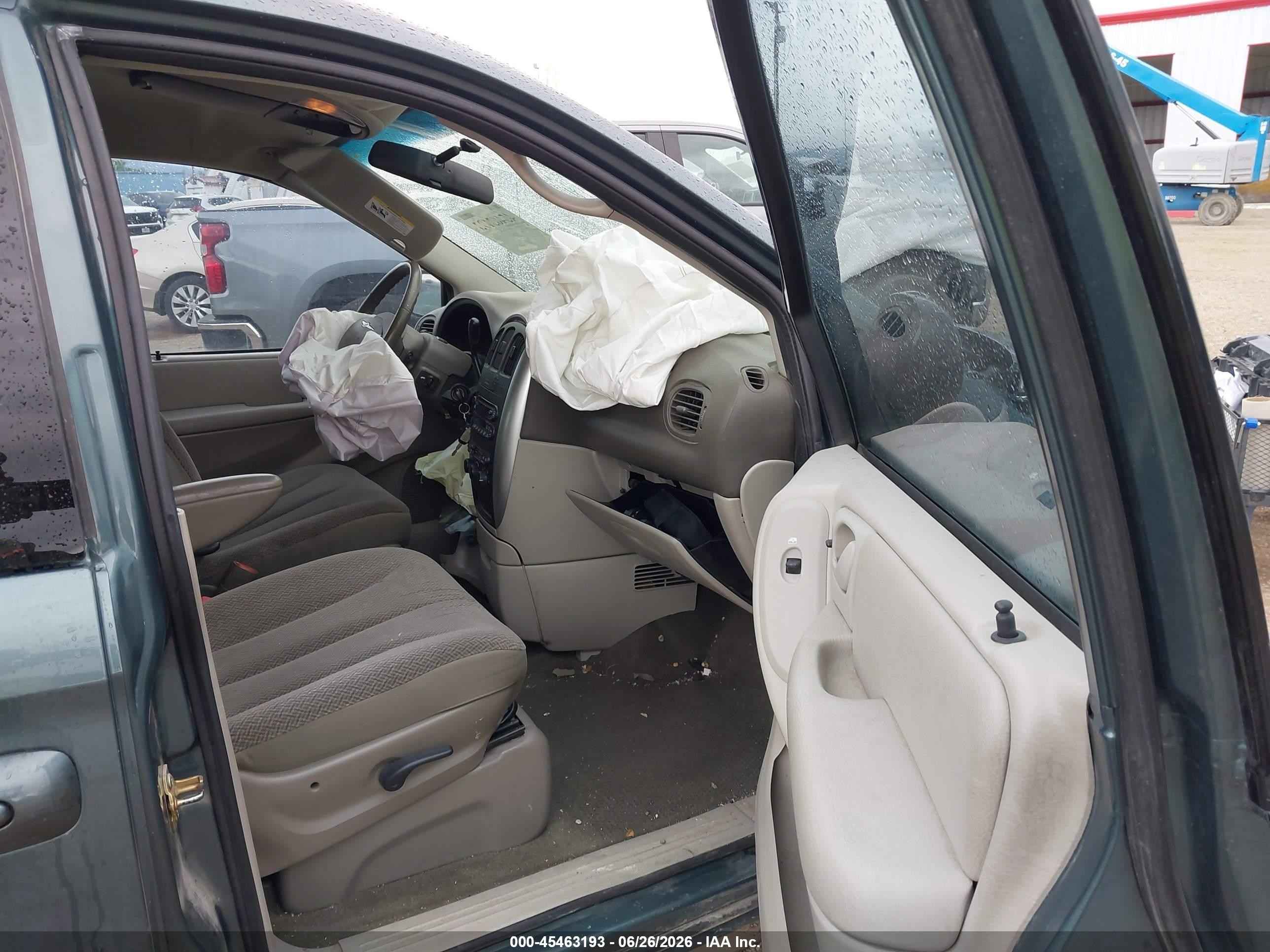 2007 Chrysler Town & Country Touring Синий vin: 2A4GP54L47R124312
