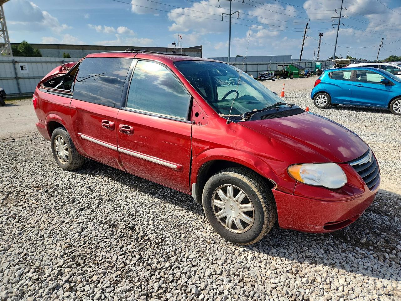 2007 Chrysler Town & Country Touring Burgundy vin: 2A4GP54L47R205925