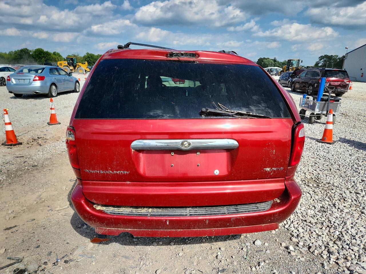 2007 Chrysler Town & Country Touring Burgundy vin: 2A4GP54L47R205925