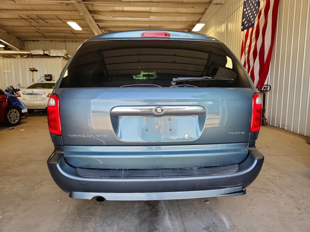 2007 Chrysler Town & Country Touring Blue vin: 2A4GP54L47R233143