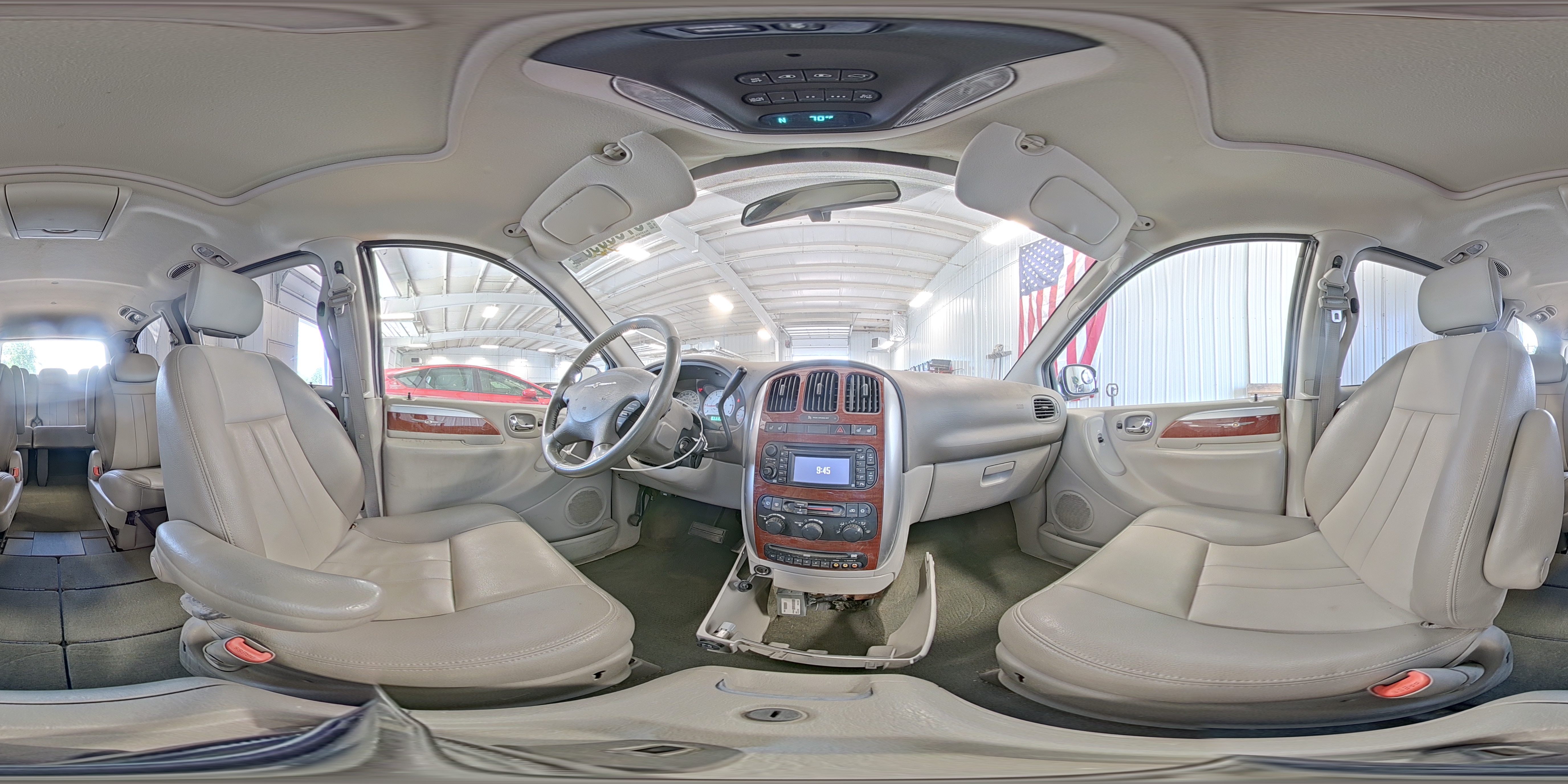 2007 Chrysler Town & Country Touring Blue vin: 2A4GP54L47R233143