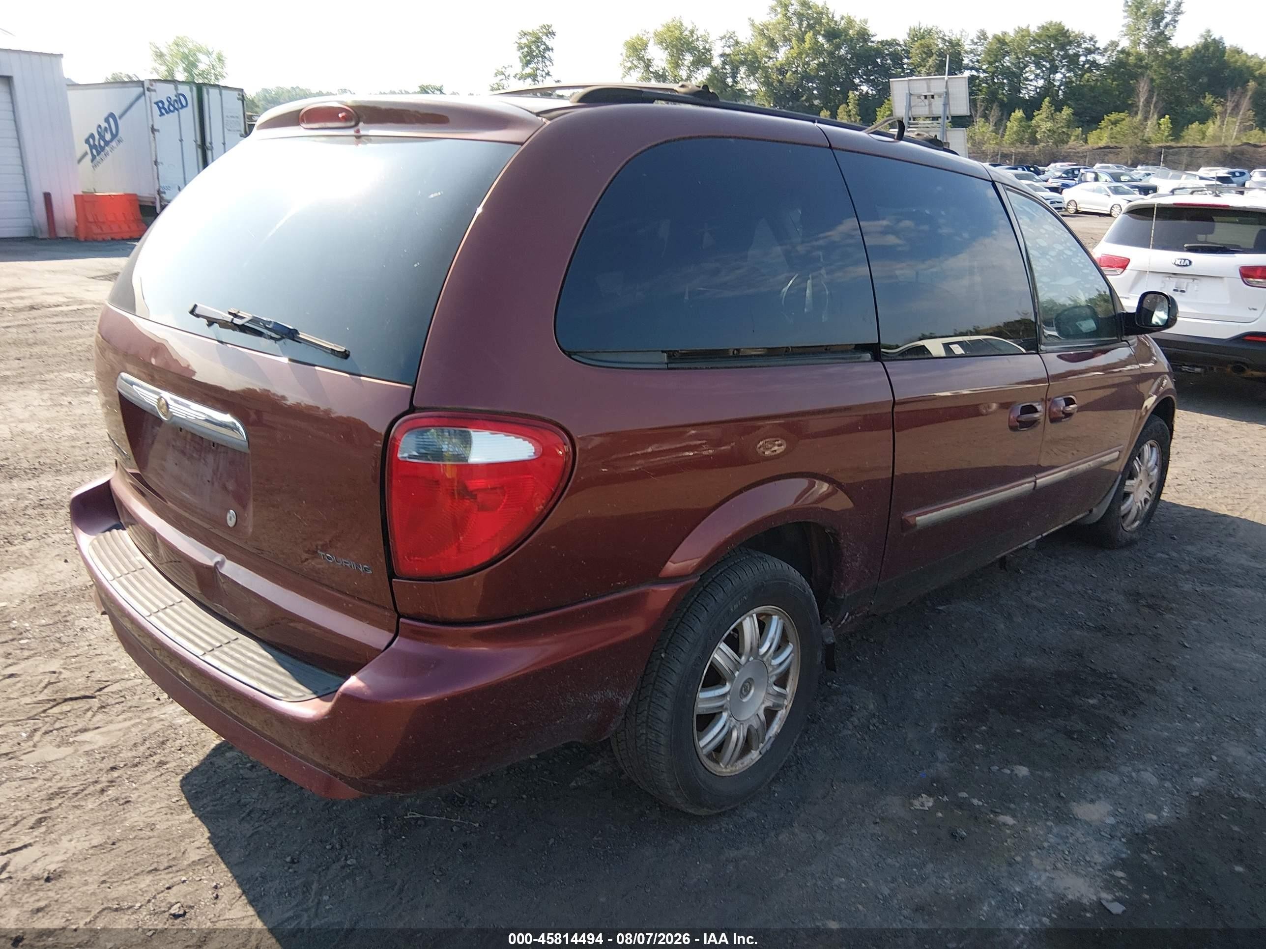 2007 Chrysler Town & Country Touring Brown vin: 2A4GP54L57R166679