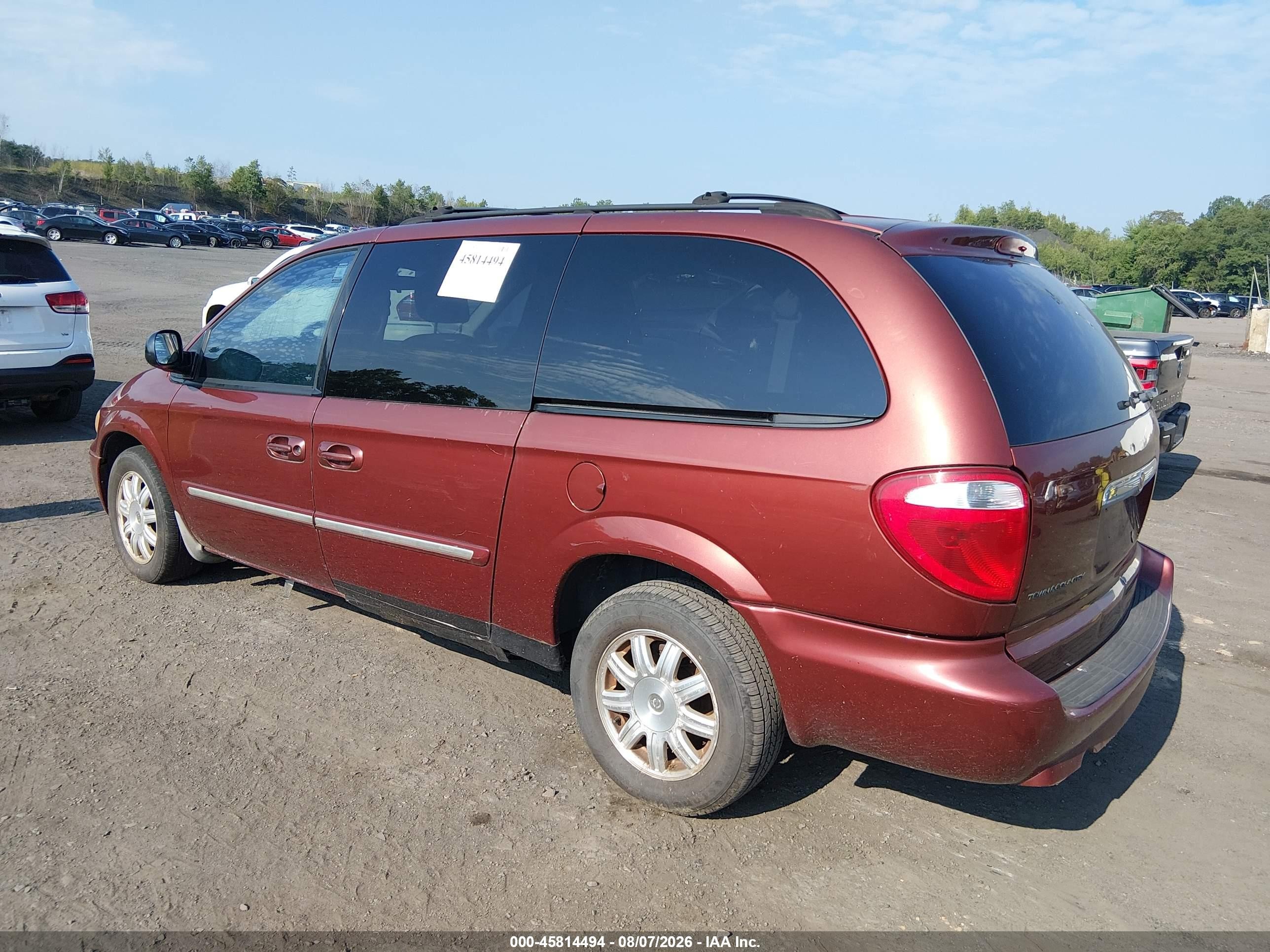 2007 Chrysler Town & Country Touring Brown vin: 2A4GP54L57R166679