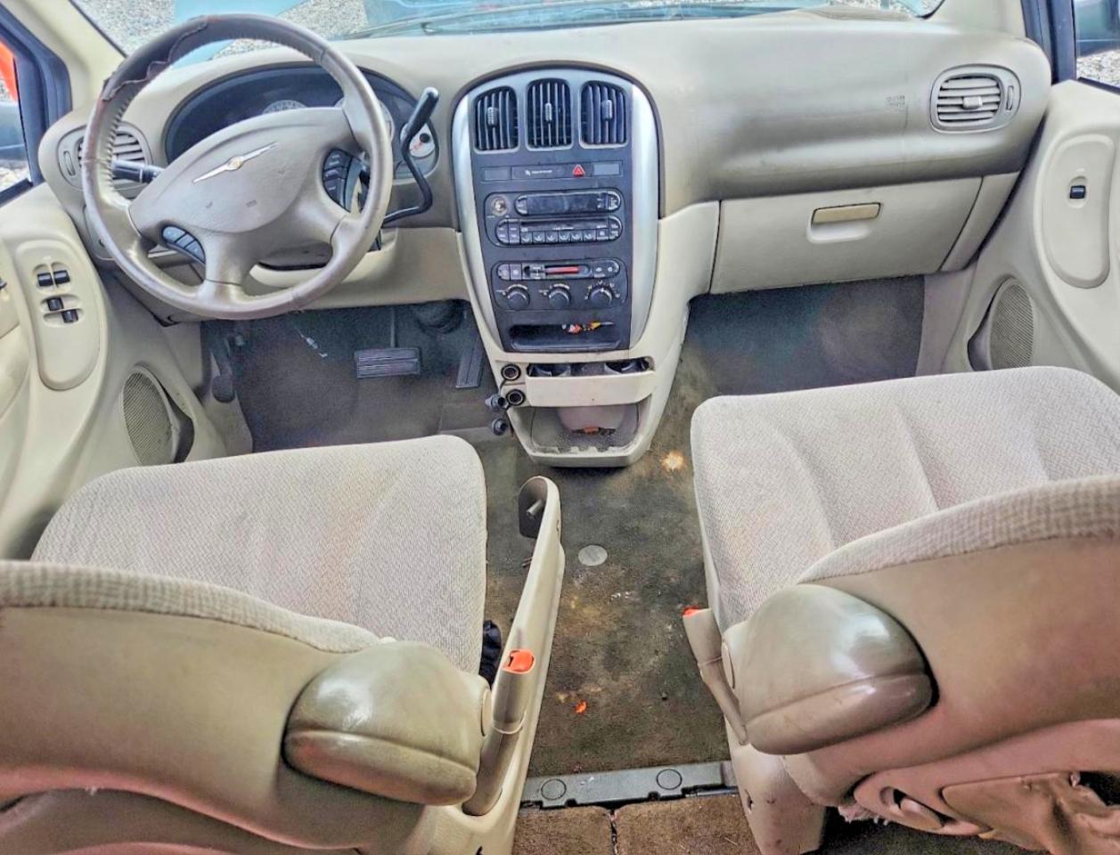 2006 Chrysler Town And Country Blue vin: 2A4GP54L66R655574