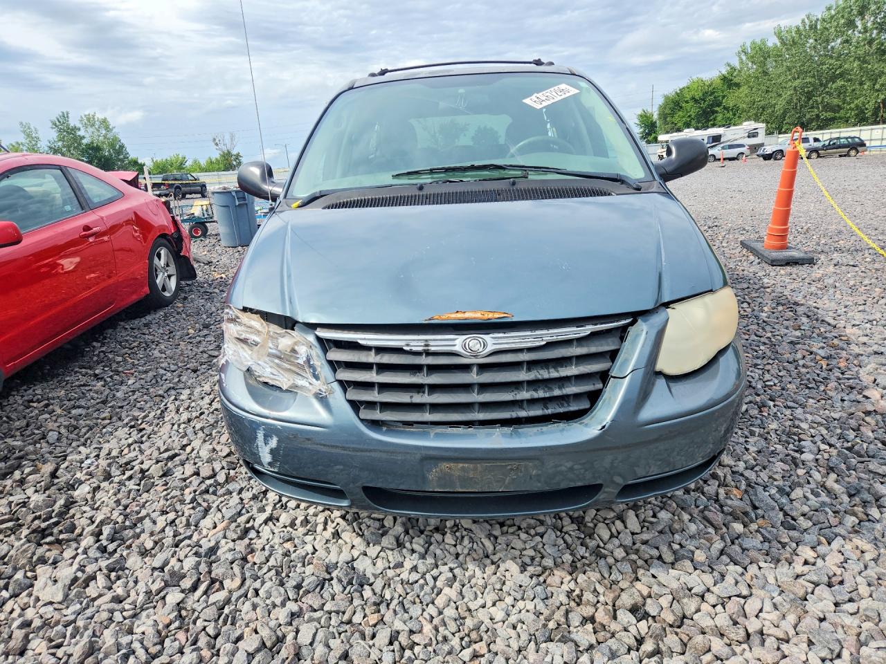 2006 Chrysler Town And Country Blue vin: 2A4GP54L66R655574