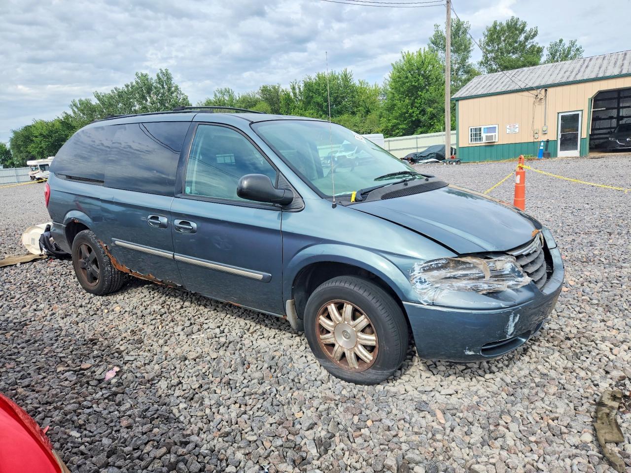 2006 Chrysler Town And Country Blue vin: 2A4GP54L66R655574