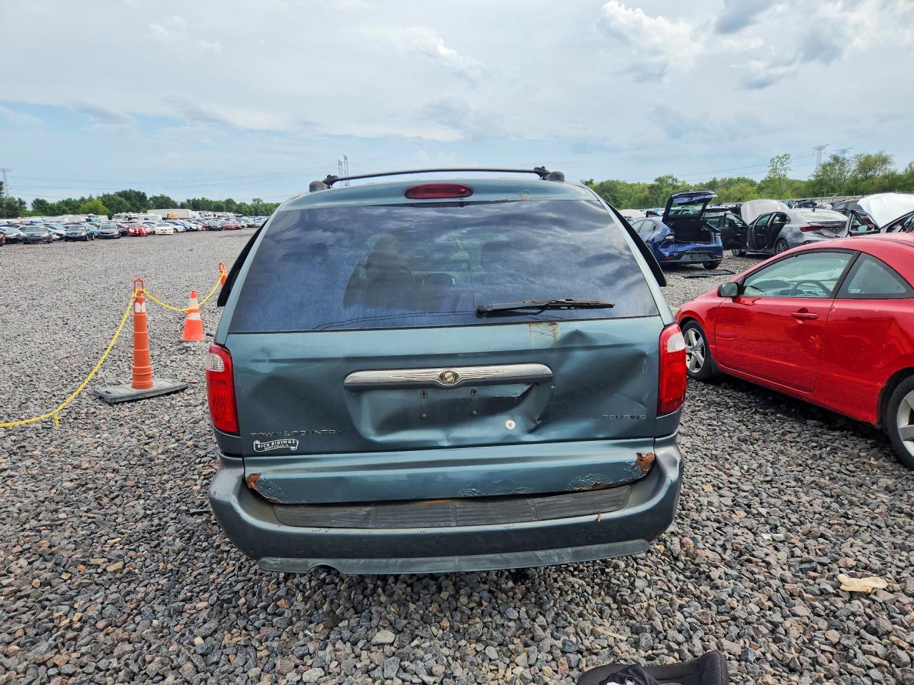 2006 Chrysler Town And Country Blue vin: 2A4GP54L66R655574