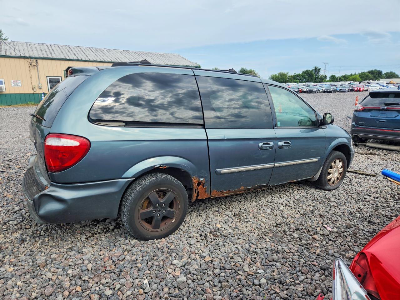 2006 Chrysler Town And Country Blue vin: 2A4GP54L66R655574