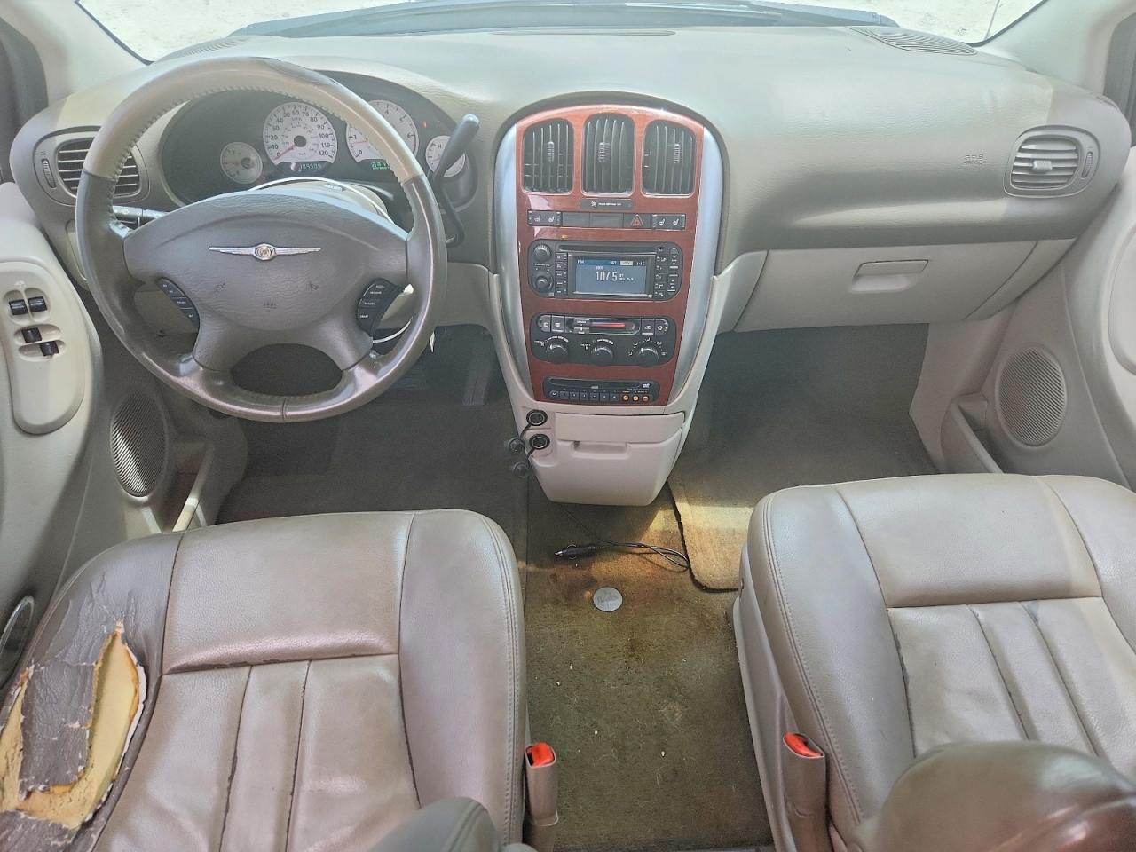 2007 Chrysler Town & Country Touring Maroon vin: 2A4GP54L67R151317