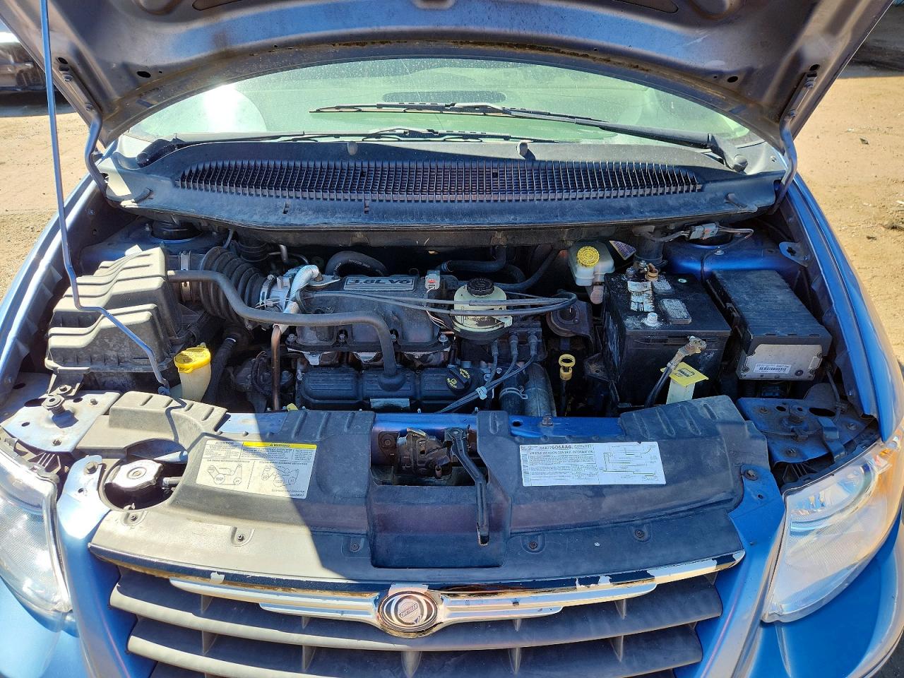 2007 Chrysler Town & Country Touring Синий vin: 2A4GP54L67R360881