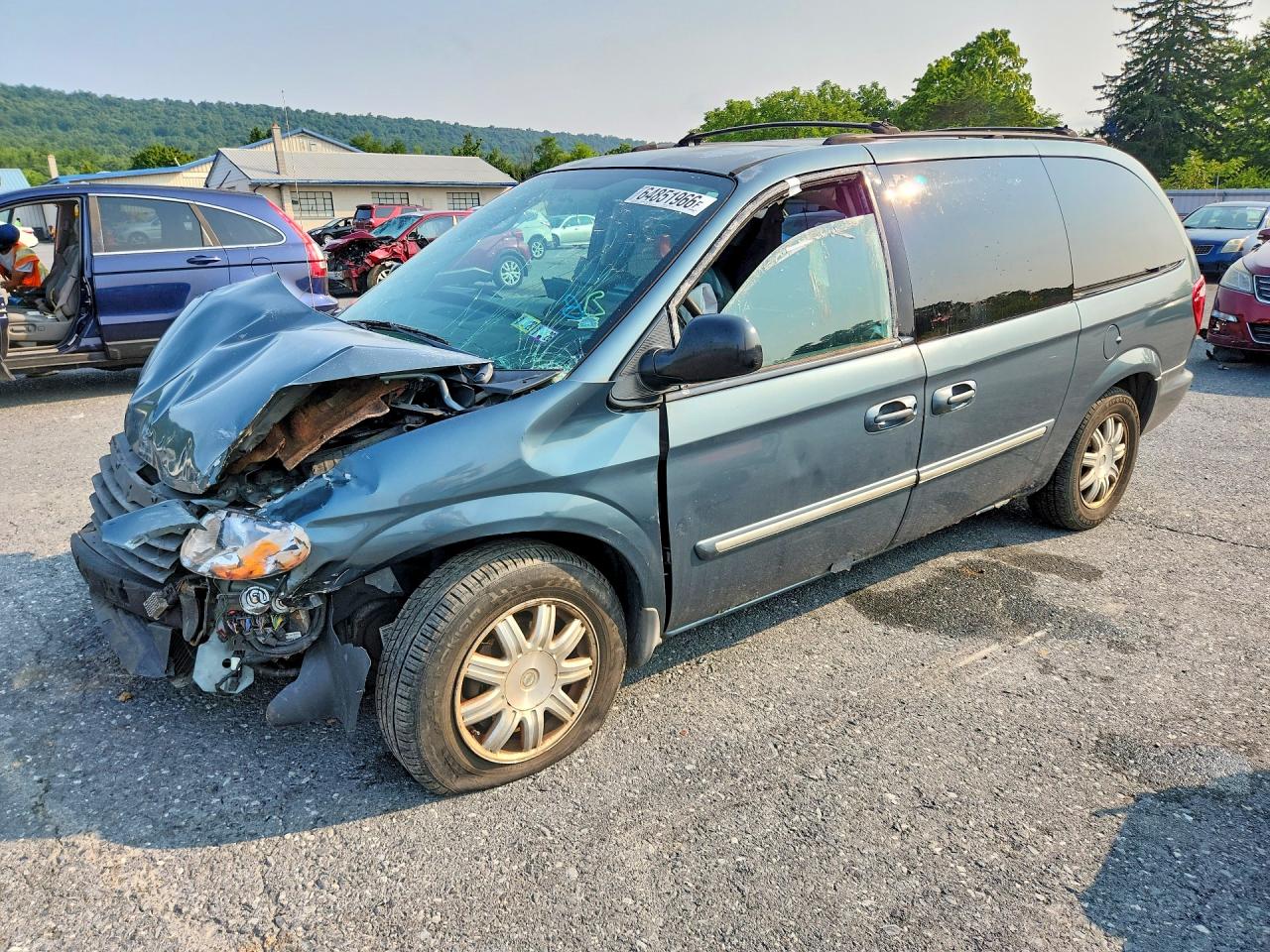 2006 Chrysler Town & Country Touring Gray vin: 2A4GP54L76R647550