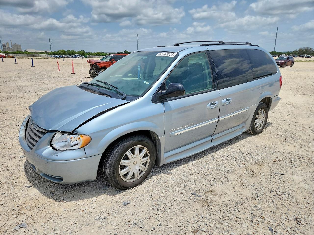 2006 Chrysler Town & Country Touring Blue vin: 2A4GP54L76R807863
