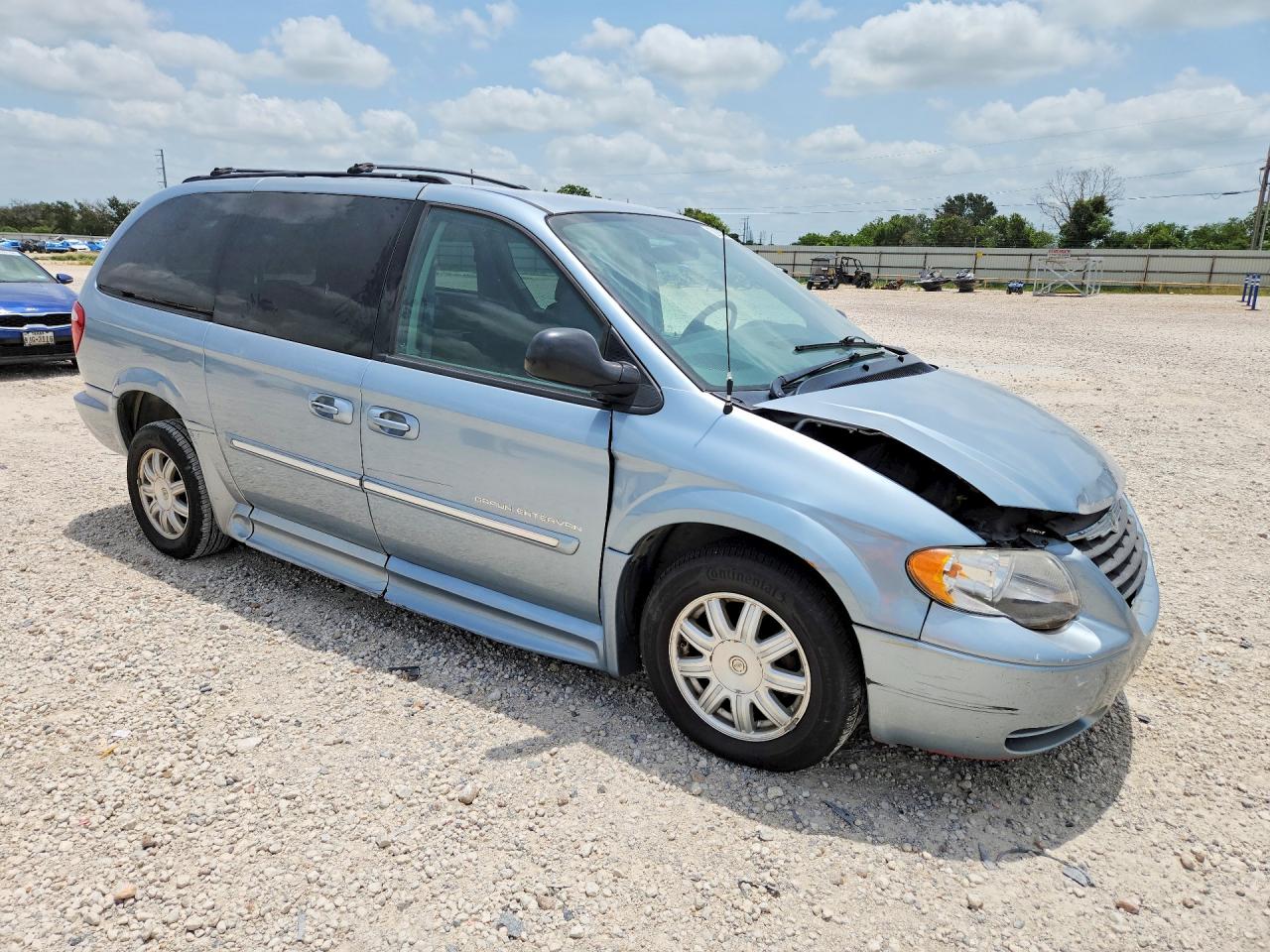 2006 Chrysler Town & Country Touring Blue vin: 2A4GP54L76R807863