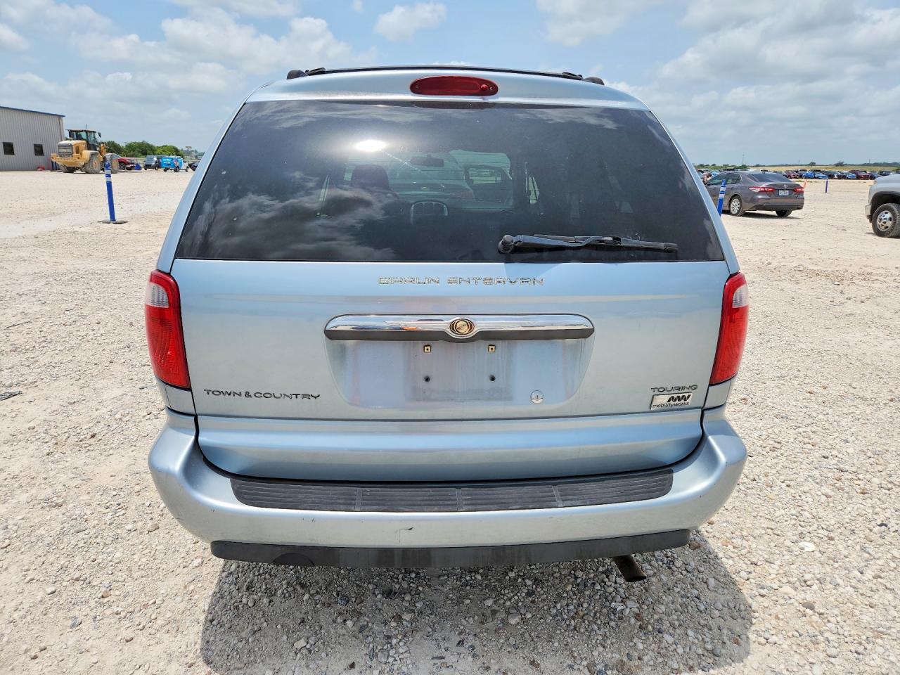 2006 Chrysler Town & Country Touring Blue vin: 2A4GP54L76R807863
