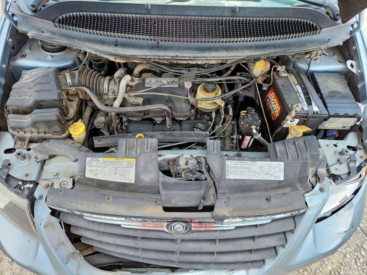 2006 Chrysler Town & Country Touring Blue vin: 2A4GP54L76R807863